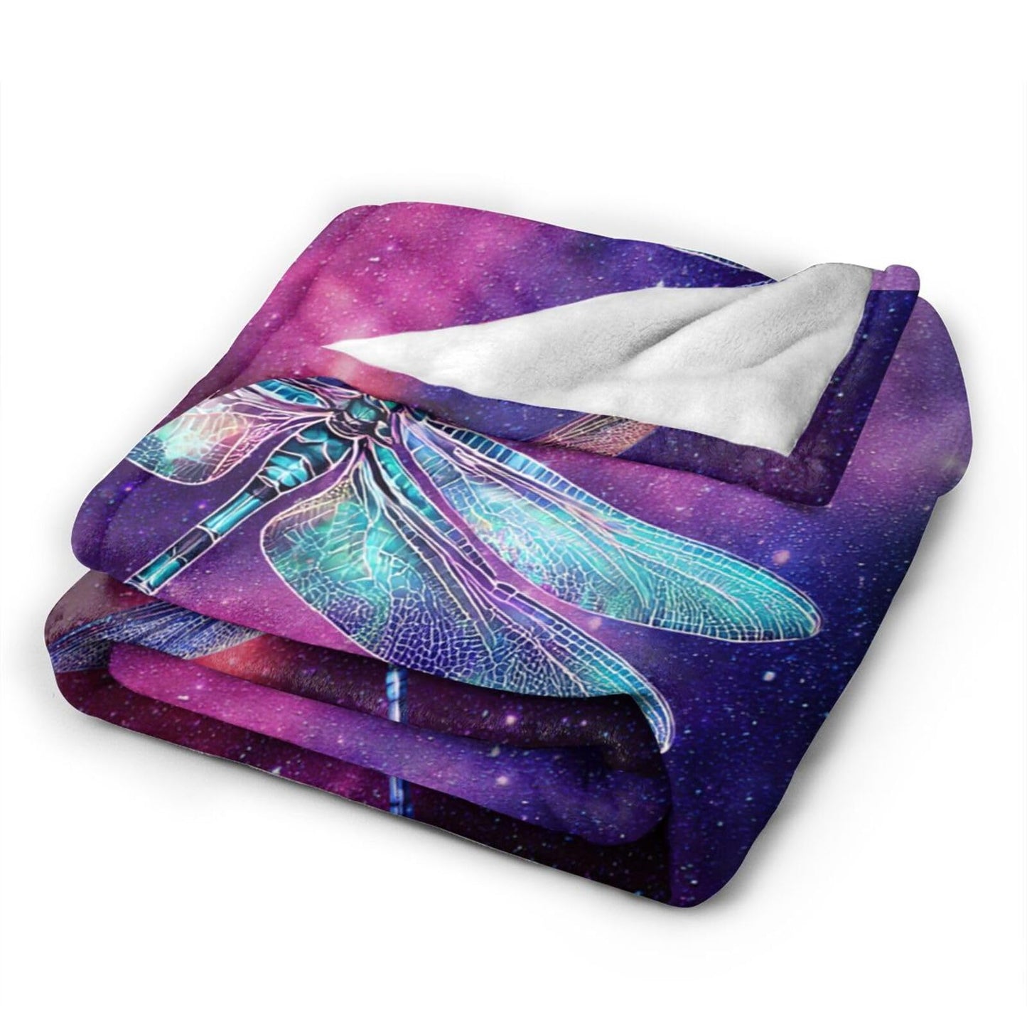 Baegopa Dragonfly Blanket Gifts for Girls Boys Dragonfly Lovers Throw Blankets Cozy Plush Fleece Flannel Fuzzy for Women Men Decor 50"X40"