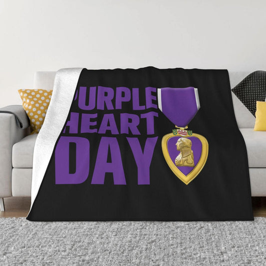 7 August National Military Day Premium Fleece Blanket, Ultra-Soft Plush Throw Blanket, Warm Cozy Fleece Blanket for Bed, Couch & Travel 60"x50"