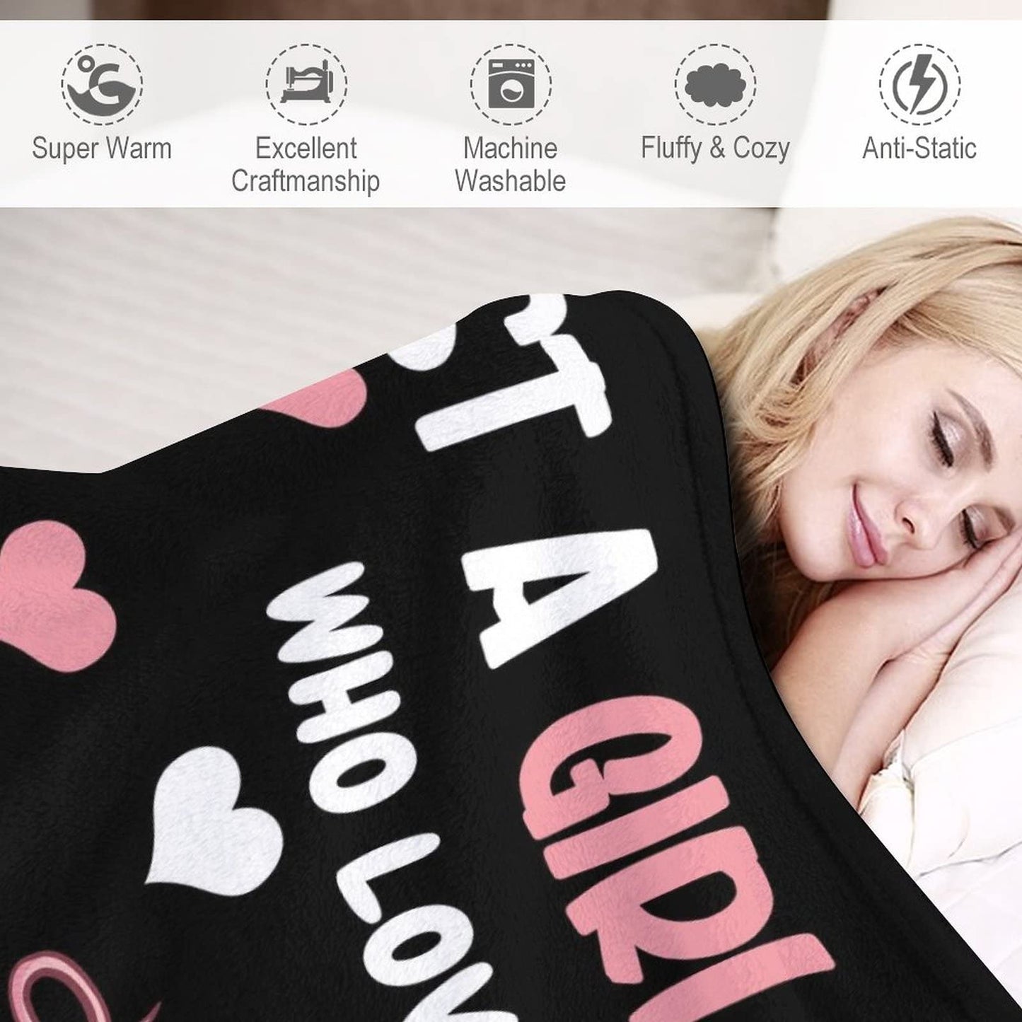 Personalized Pig Blanket Gifts with Text Name, 30"x40" Flannel Fleece Throw Blanket Soft for Girls Boys Adults, Lightweight, Comfortable, Warm Cute Pig Themed Blanket for Bed Couch