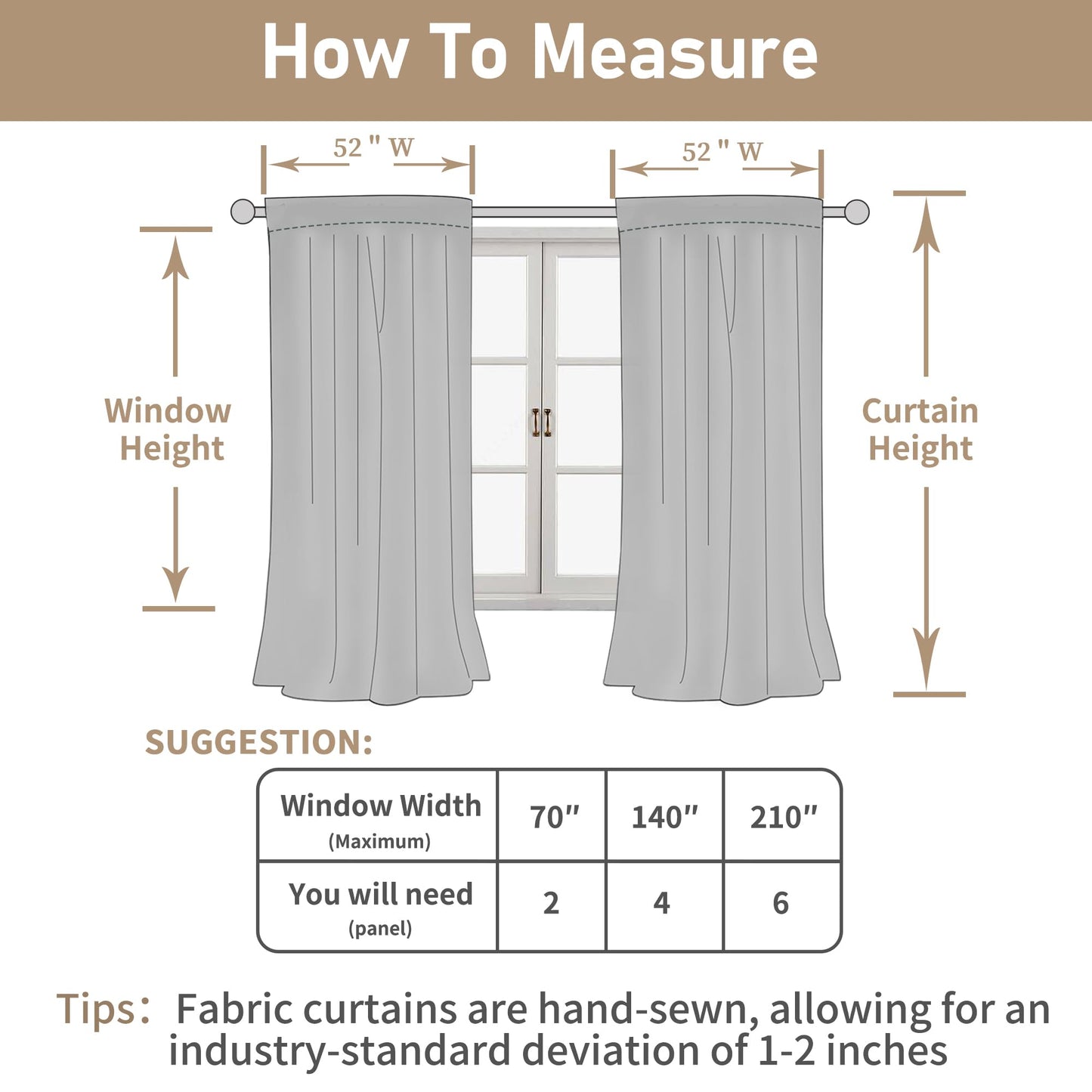 LAMIT Natural Ivory Semi Sheer Linen Curtains 84 inch Long, Cream White Light Filtering Living Room Panels Back Tab and Rod Pocket Neutral Drapes for Bedroom/Farmhouse, 2 Panels, 52 x 84 Inch