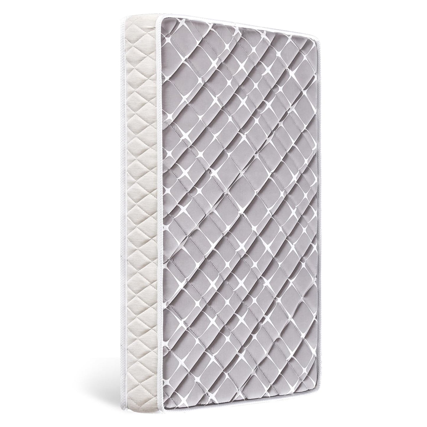 Tiankehan Premium Hypoallergenic Baby Crib Mattress and Toddler Mattress - 52" x 27.6" x 5" - Breathable - Firm Soft - Fits Standard Cribs and Toddler Beds