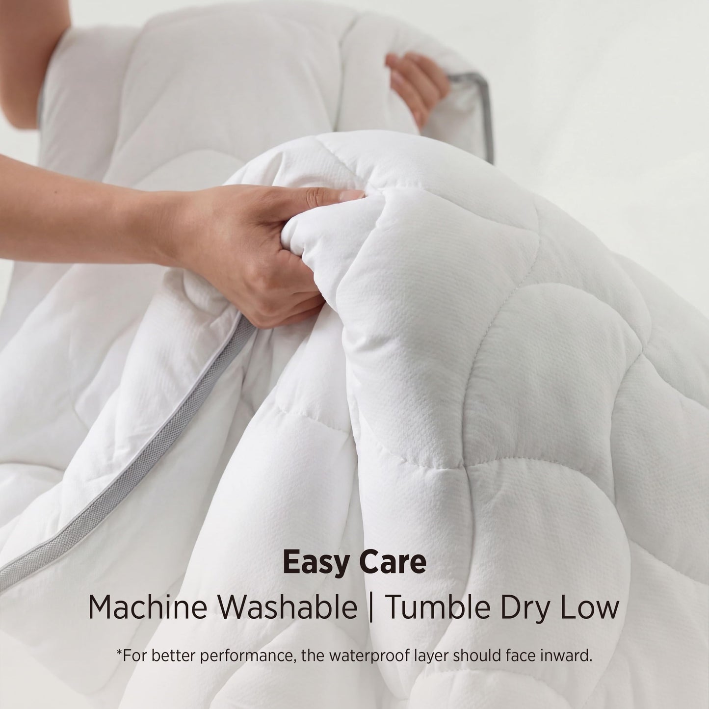 Bedsure Twin XL Mattress Topper - 800 GSM Waterproof Mattress Topper for College Dorm Room Essentials with 8-21 Inches Deep Pocket, Pillow Top Twin Extra Long Bed Pad Fitted for Bedroom - White