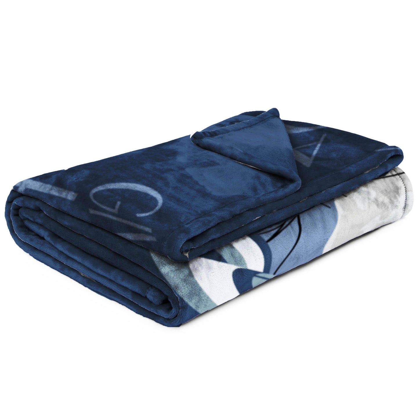 Jay Franco Kids Plush Throw Blanket – Soft & Comfy 50x70 Inches Throw for Couch or Bed – Cozy Home Décor for Living Room & Bedroom, Blue - Wednesday