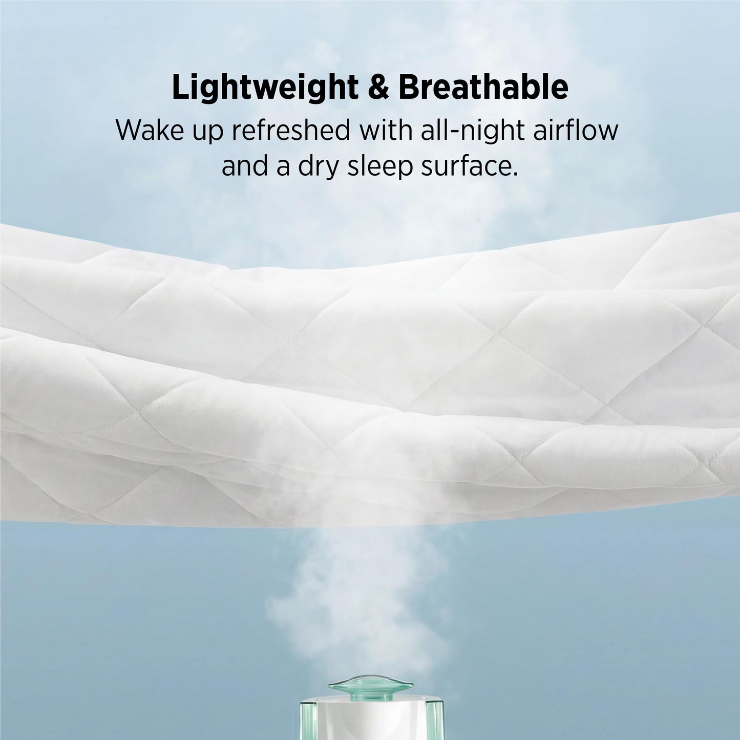 Bedsure King Mattress Protector, Quilted Waterproof Mattress Pad with Deep Pocket up to 22 Inches, Soft Breathable Noiseless Bed Cover, Topper Bed King White for Home, Bedroom, Hotel - White