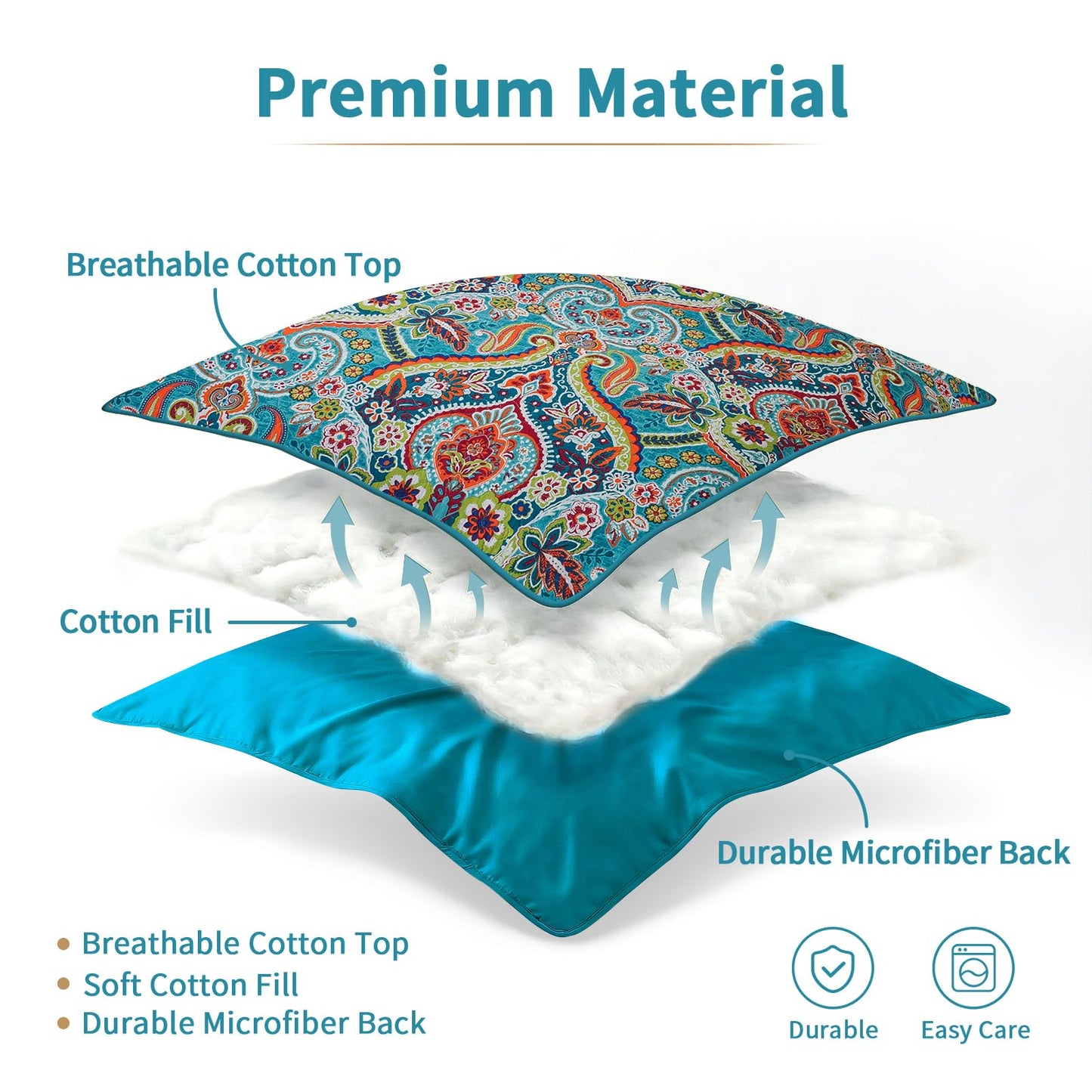 TWINRUN Cotton California King Quilt, Floral Style Oversized King Size Bedspreads (108 * 118 Inch),3 Pieces Lightweight Quilted Cotton California King Bed Set for All Seasons