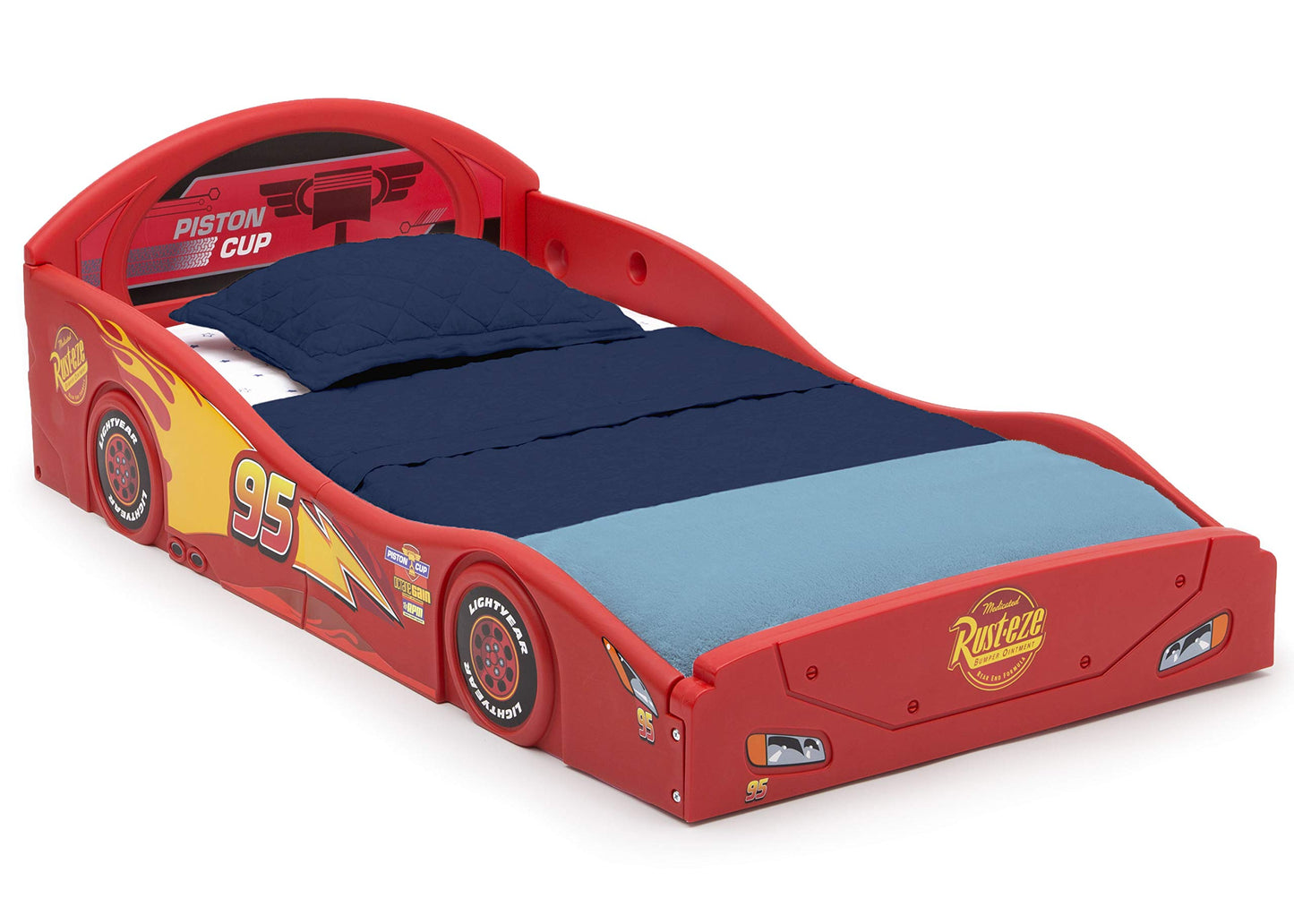 Delta Children Disney/Pixar Cars Lightning McQueen Plastic Toddler Bed