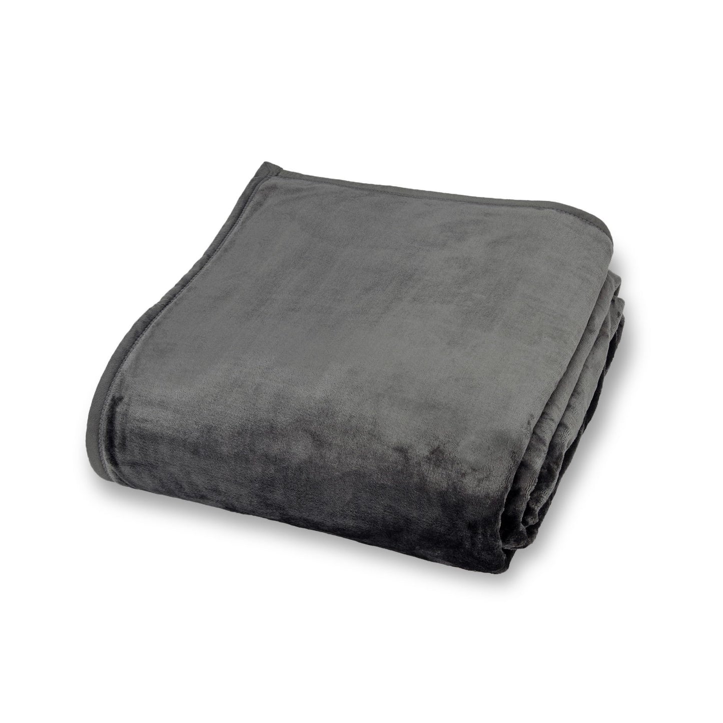 Northwest Ashford Home Cozy Oversized Family Throw Blanket, Slate 108 x 120 inches