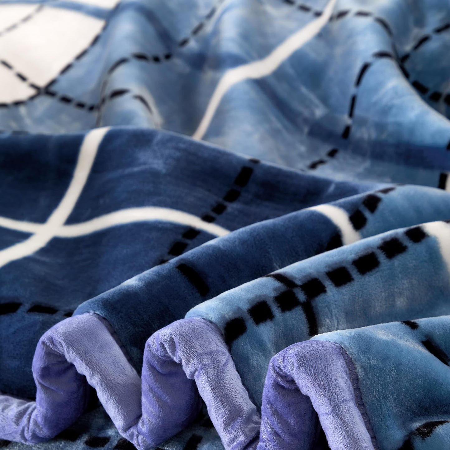 9 lbs Heavy Korean Mink Blanke 77 x 90 inch/Grey Mink Blanket for Full/Queen Size Bed,Silky Soft and Warm,2 Ply Reversible Raschel Bed Blanket,Camel,200X230cm 9Lb/4kg.