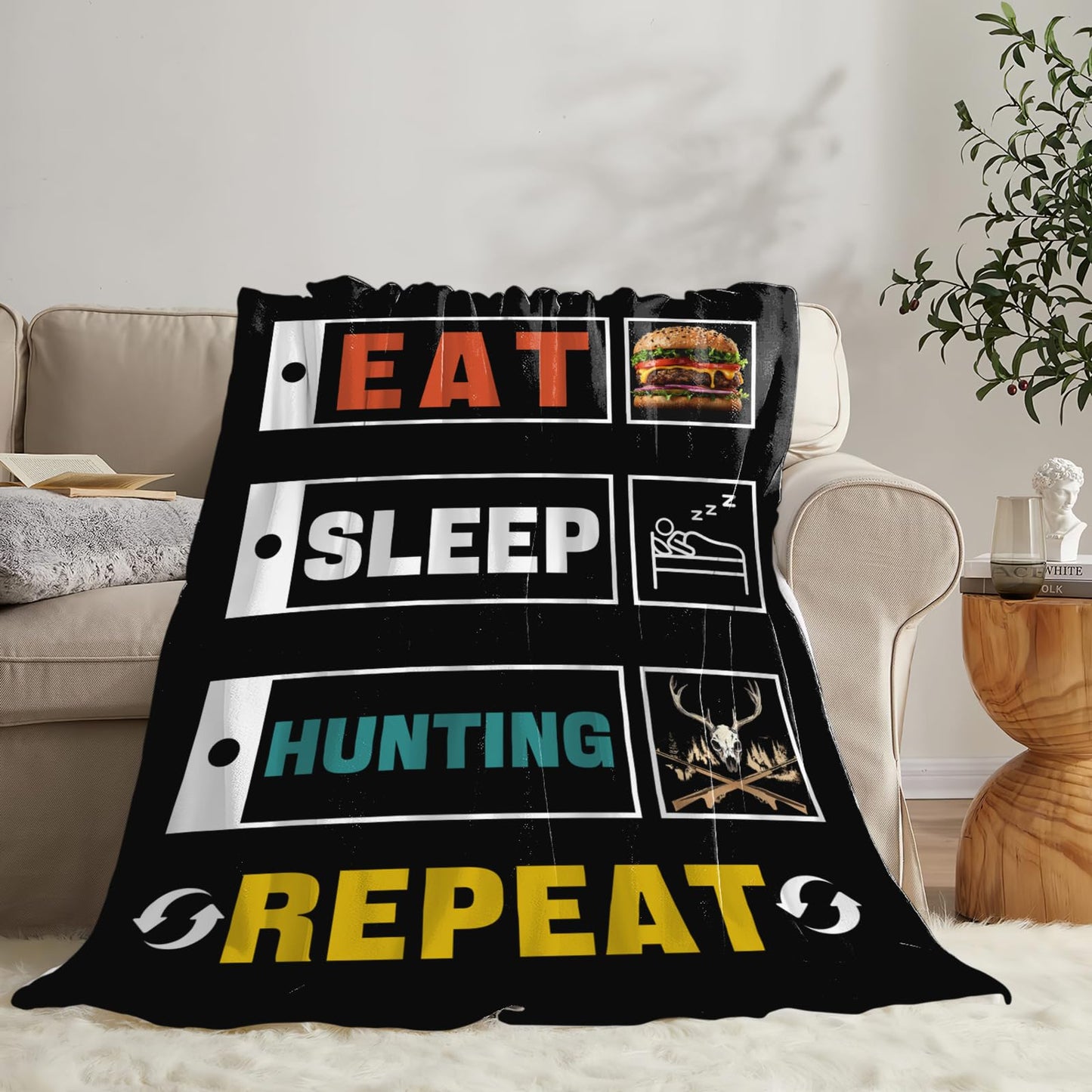 Baegopa Hunting Blanket Gifts Hunters Throw 50"X40"