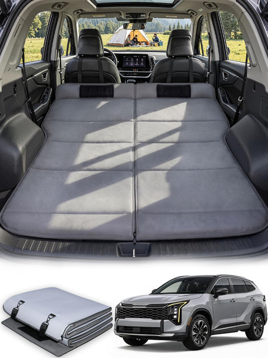 SXMMXS Car Camping Mattress for Kia Sportage, No Inflation Needed, Foldable Foam Trunk Bed, SUV Air Mattress Alternative for Travel Sleeping, Ideal for Camping Essentials and Road Trips, Gifts