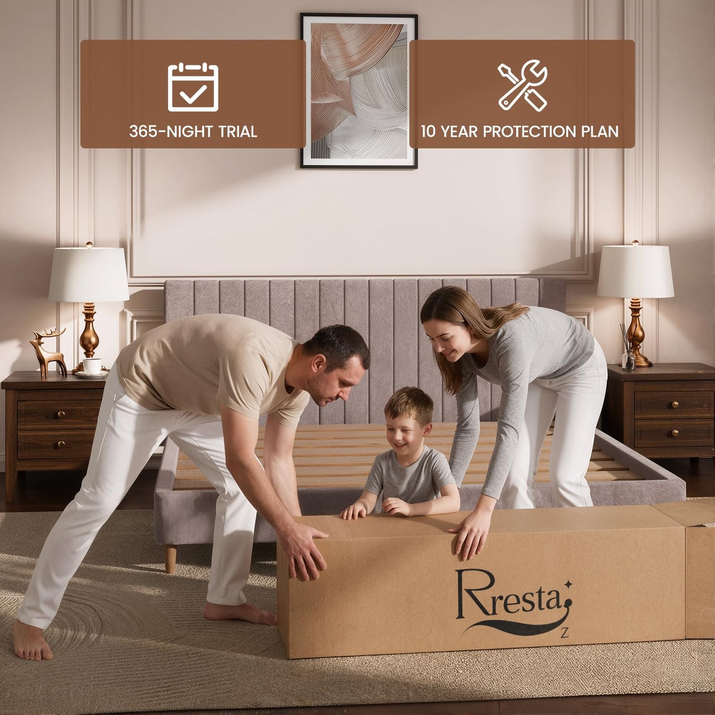 King Mattress 14 Inch Extra Firm, Heavy Sleep Hybrid Mattress in a Box for Back Pain Relief, Motion Isolation Bed Used for Couples and Side Sleepers, CertiPUR-US & Zero Fiberglass,365-Night Trial