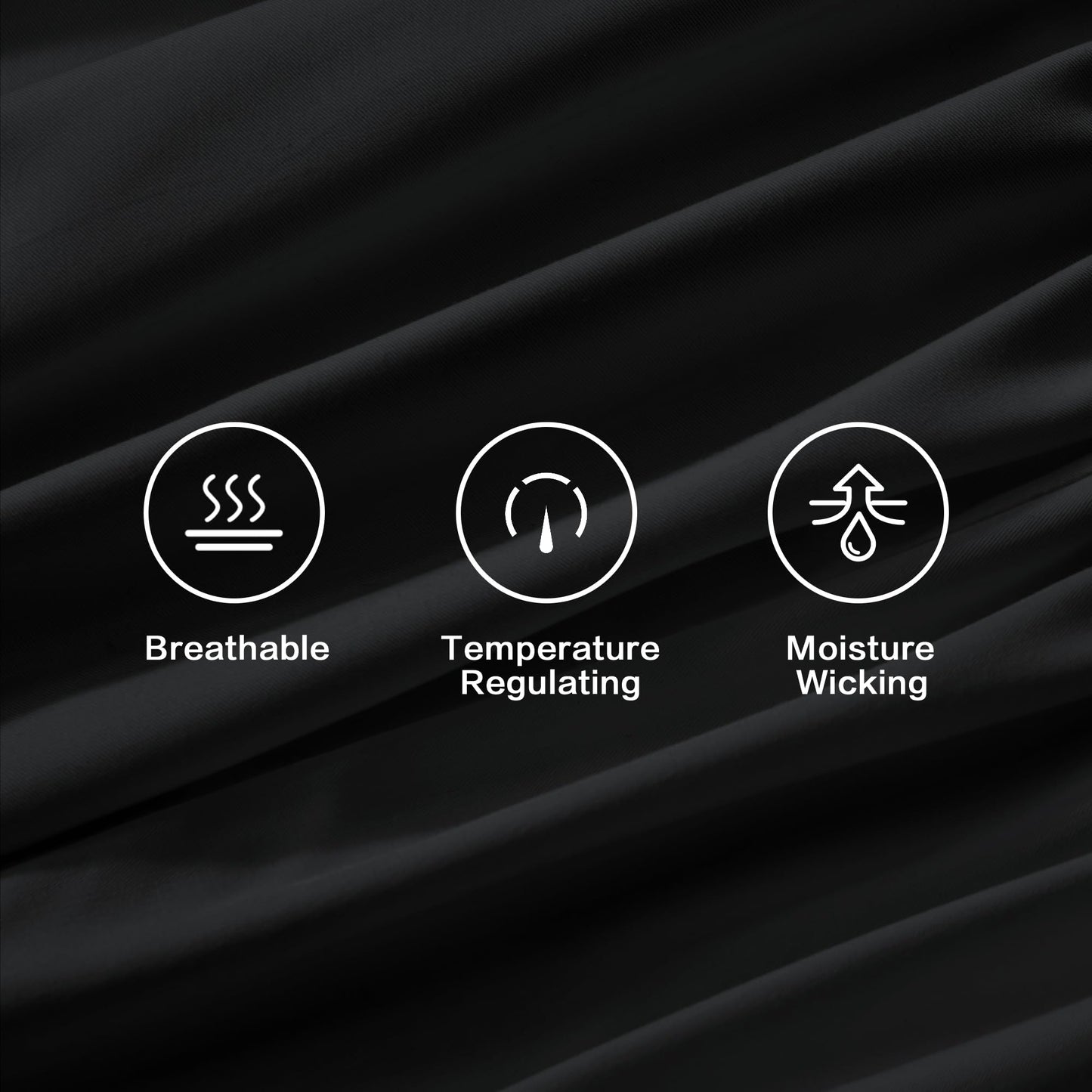 Andency Black King Size Sheets Set, 100% Viscose Derived from Bamboo, Cooling King Sheets, Deep Pocket Up to 16", Silky Soft Bed Sheets, Hotel Luxury Breathable Bedding Sheets & Pillowcases…