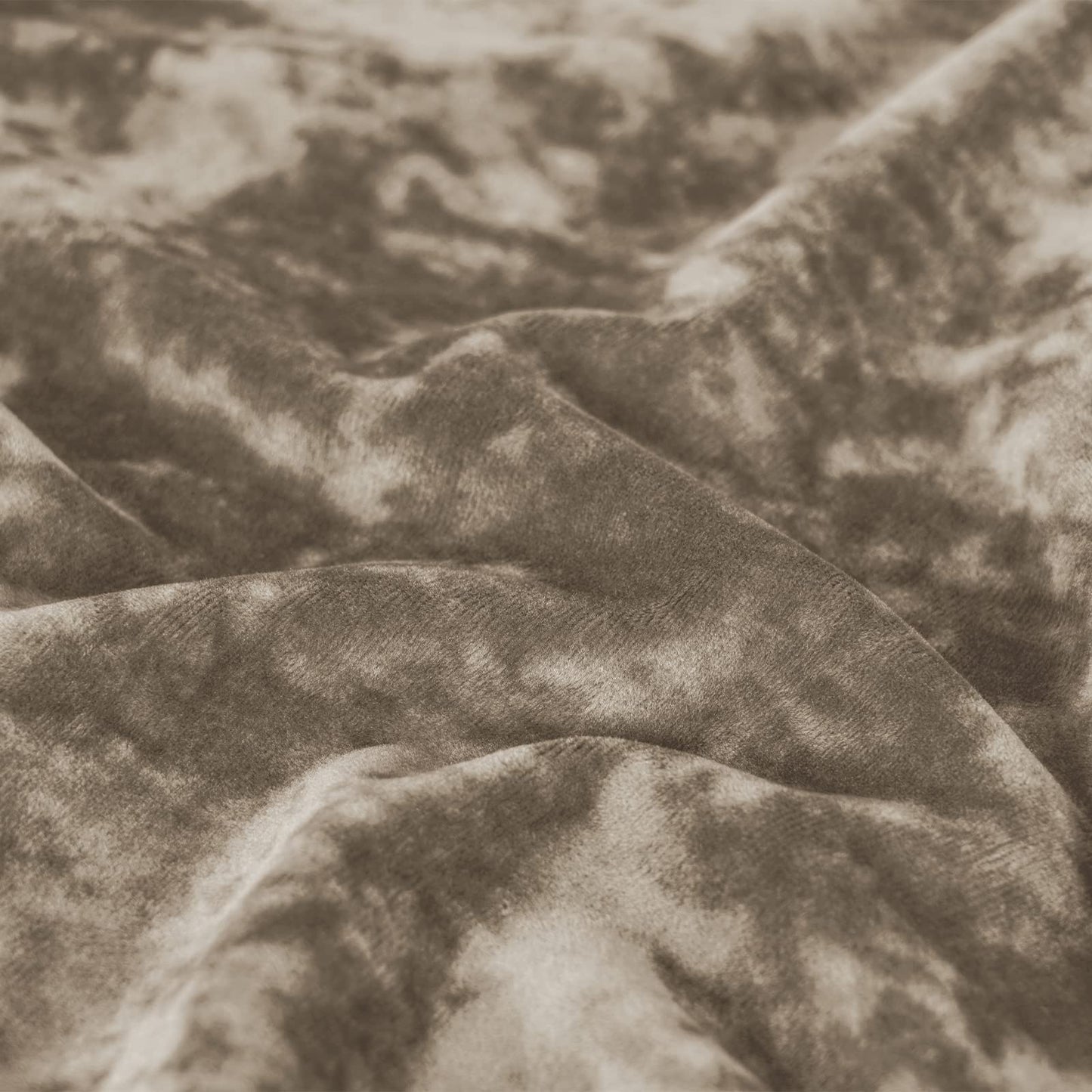 PHF Truly Velvet Fitted Sheet Only Queen Size, Luxury Super Soft Cozy Fuzzy Fleece Bottom Sheet, Deep Pocket Up to 16",Strenghth Elastic Band,Suitable for Fall Winter Spring, No Pillowcases, Khaki
