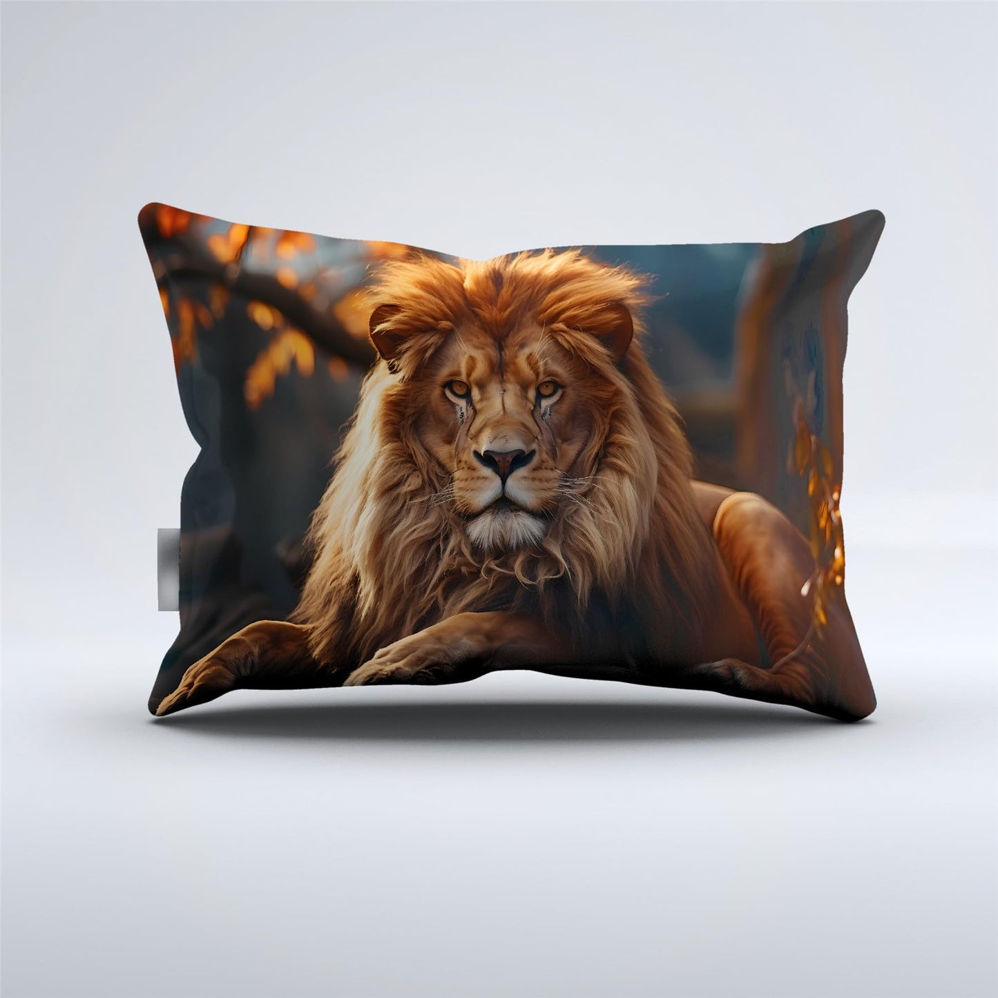 REALIN Lion Theme Duvet Cover Set 3D Printing Design Bedding Wild Animals King Aurora Bed Sets 2/3/4PCS Quilt Covers/Sheets/Pillow Shams,Twin/Full/Queen/King (Twin-172x218cm-3PCS,B)