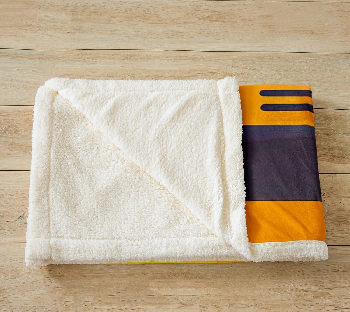 Feelyou School Bus Fleece Throw Blanket Bus Pattern Sherpa Blanket for Kids Boys Vehicles Truck Car Girls Plush Blanket Durable Fuzzy Blanket for Sofa Bed Couch Yellow,Baby 30x40 Inches