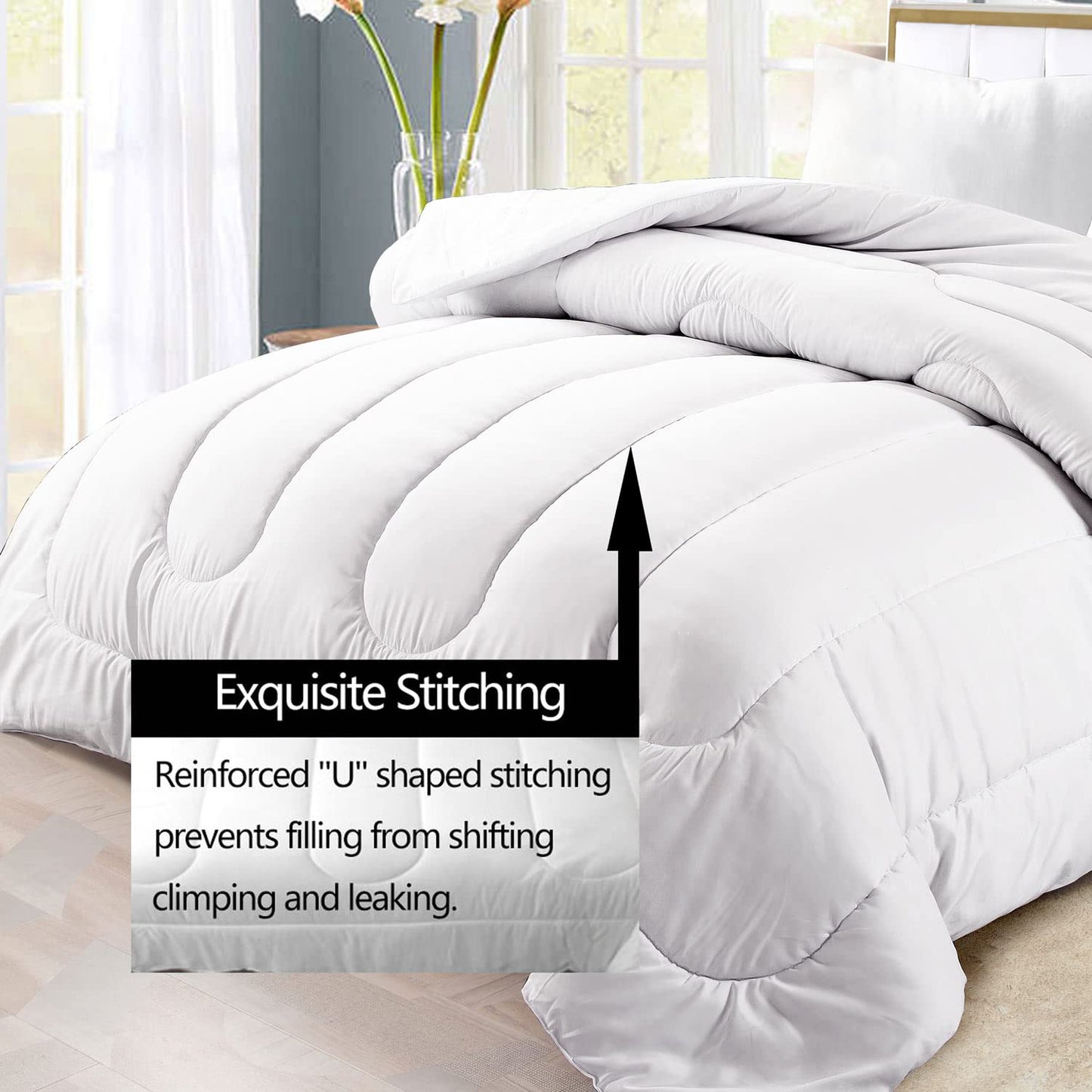 LUVIVIHOME 3PCS Black Girl Comforter Set King Size, Purple Galaxy Starry Sky Positive Quotes Black Girl Magic Bedding Sets, African American Bedroom Decor, Inspirational Gifts for Women, 2 Pillowcases