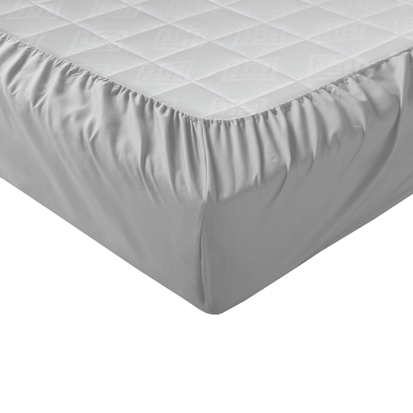 Comfort Spaces Microfiber Set 14" Deep Pocket, Wrinkle Resistant All Around Elastic-Year-Round Cozy Bedding Sheet, Matching Pillow Cases,4pieces, Twin, Light Gray,CS20-0119