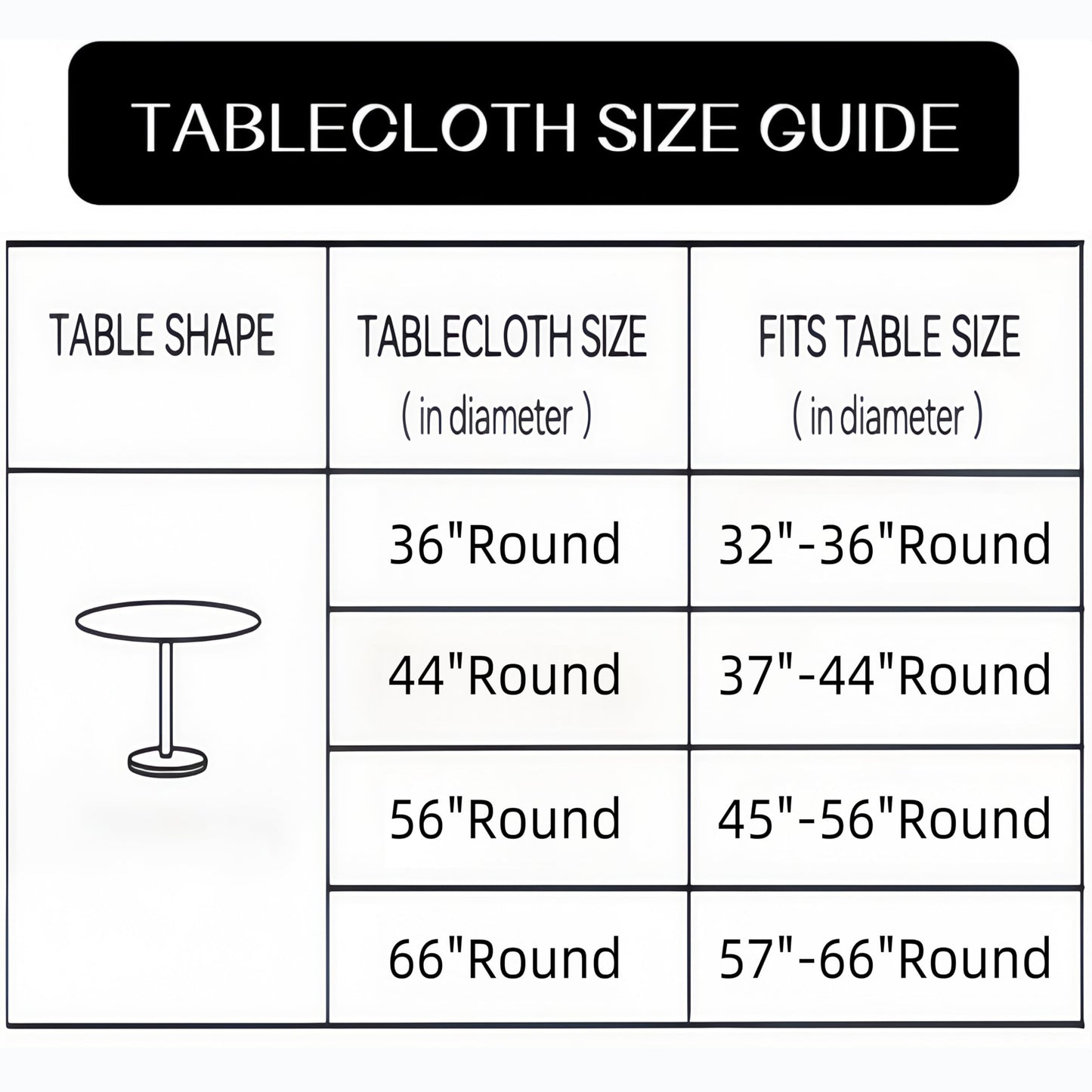Walrus Round Vinyl Fitted Tablecloth with Flannel Backing Elastic Edge Design Table Cover Waterproof Oil-Proof PVC Table Cloth Stain-Resistant Best for 37"-44" Round