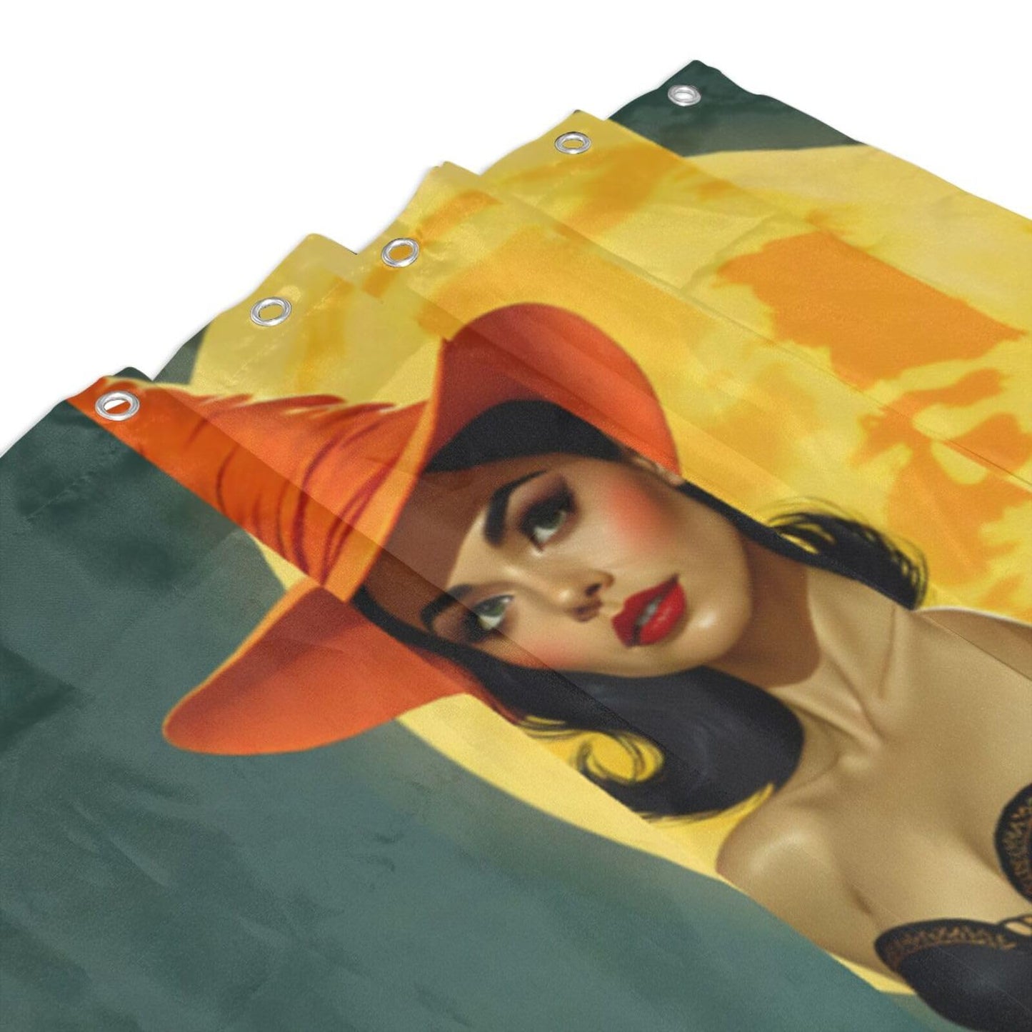 HEILIVIO Shower Curtain Witch Waterproof Fabric Stylish Durable Bathroom Decor,Quick-Dry,60x72inches,Includes Hooks