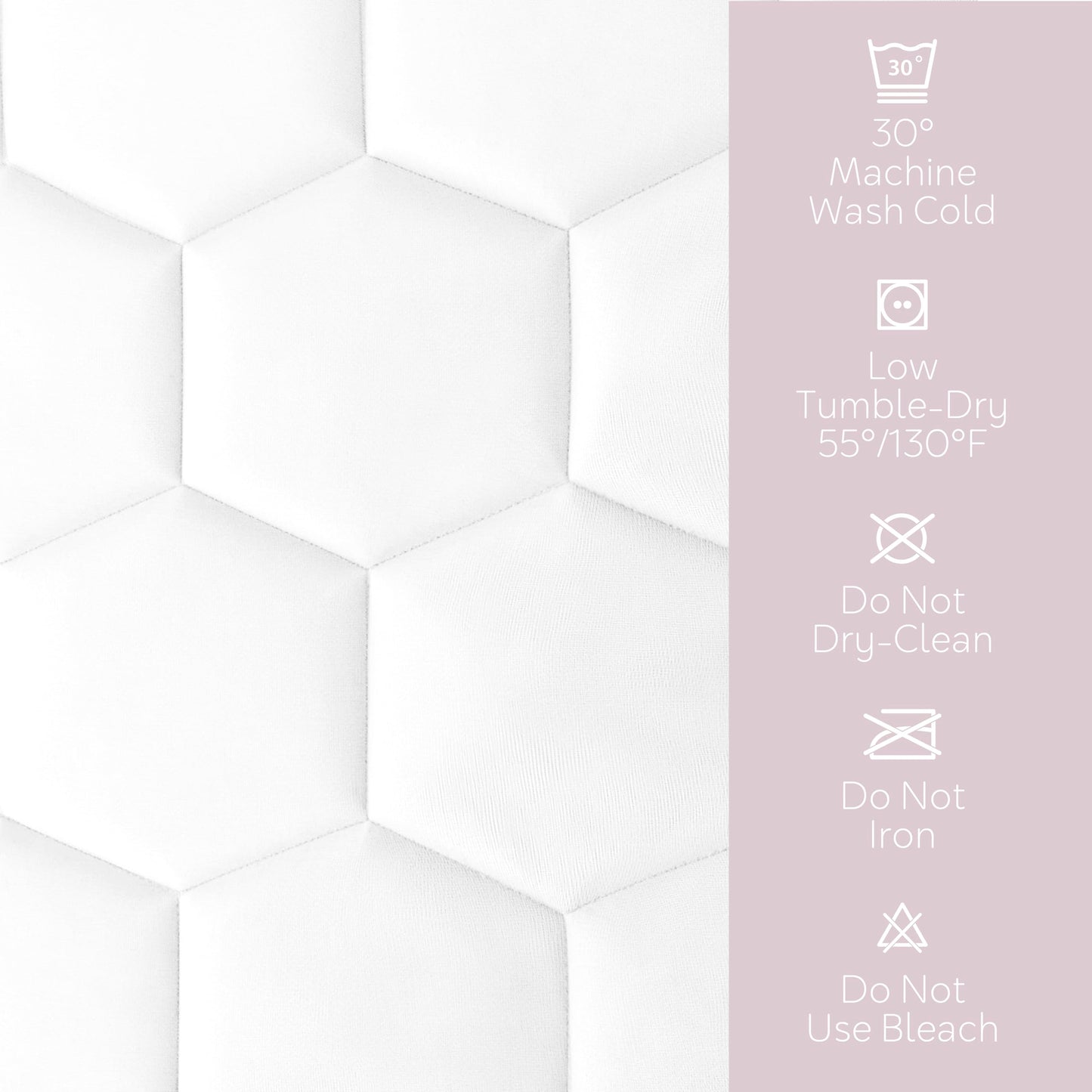 Hearth & Harbor Twin XL Size Quilted Fitted Mattress Pad Cover, 100% Waterproof Mattress Protectors, College Dorm Room Essentials, Deep Pocket Fitted Mattress Cover 8" - 21", White