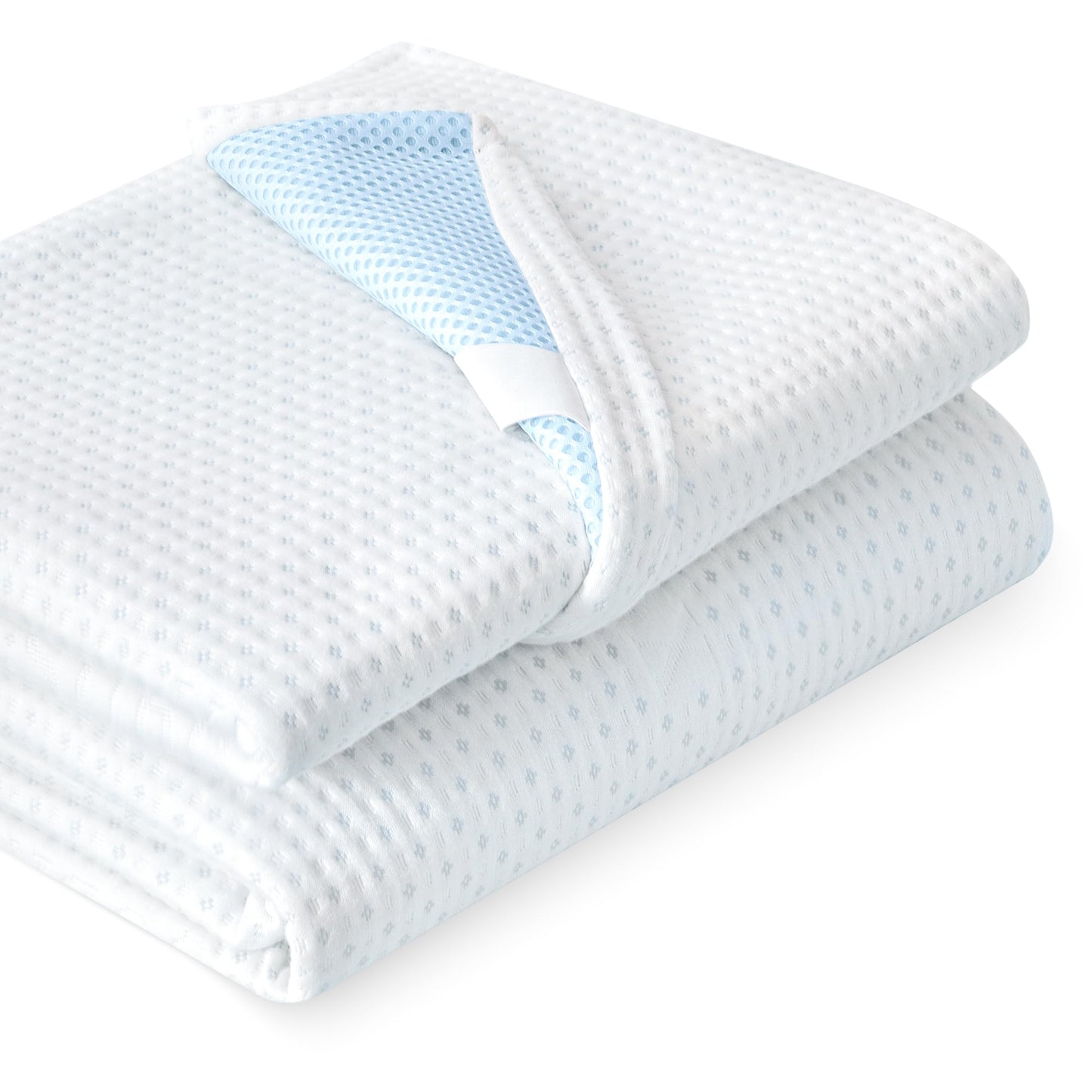 Subrtex Mattress Topper Cover (Only Cover) Mattress Protector Bedding Rayon Made from Bamboo Removable Mattress Encasement Mattress Cover with Zipper (4 Inch, White, Twin)