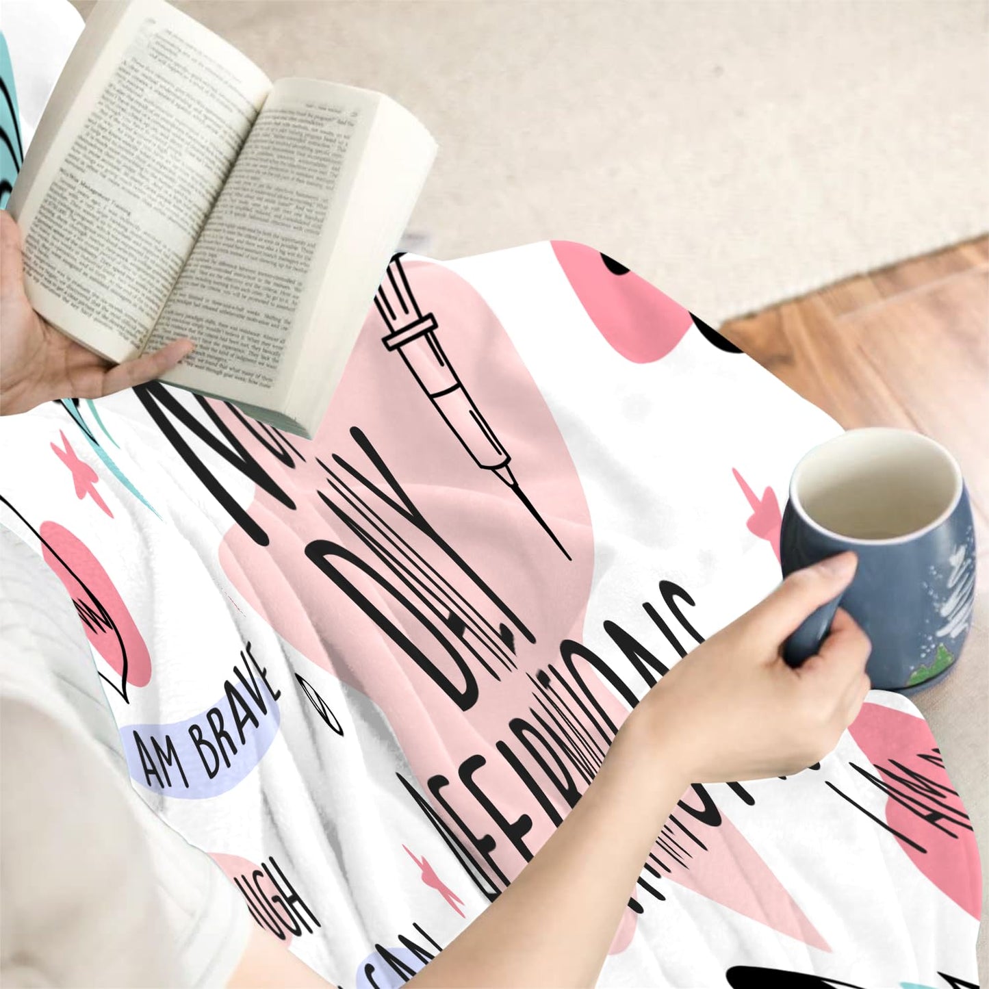 Custom Nurse Blanket Personalized Name Throw, Ultra Soft Fleece Nursing Gift for Women and Healthcare Workers, Cozy Appreciation Present, Multiple (Design 01)