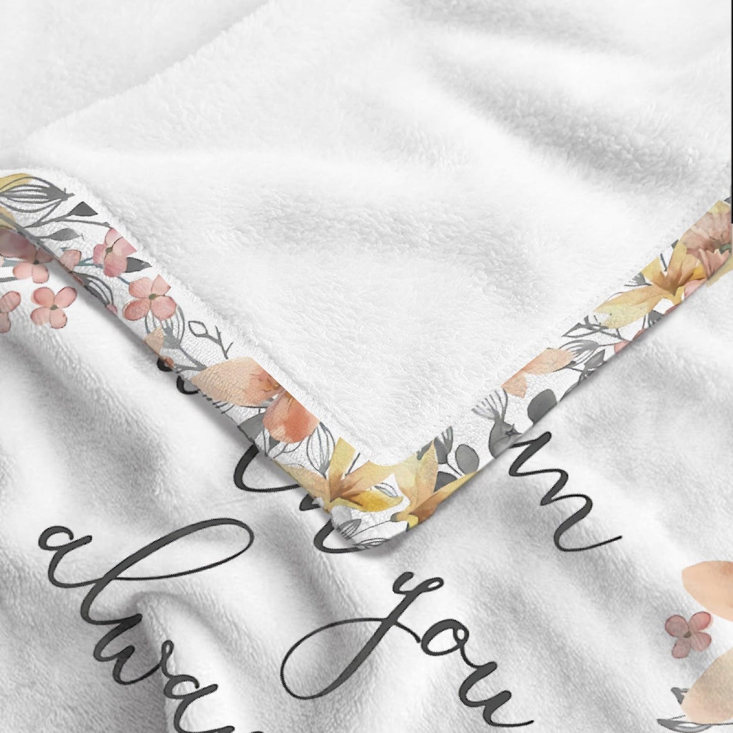 Bible Verse - I Am with You Always Fleece Throw Blanket Lightweight Super Soft Flannel Bed Blanket Perfect Home Decor for Couch Chair Sofa Living Room 50"X40" Small