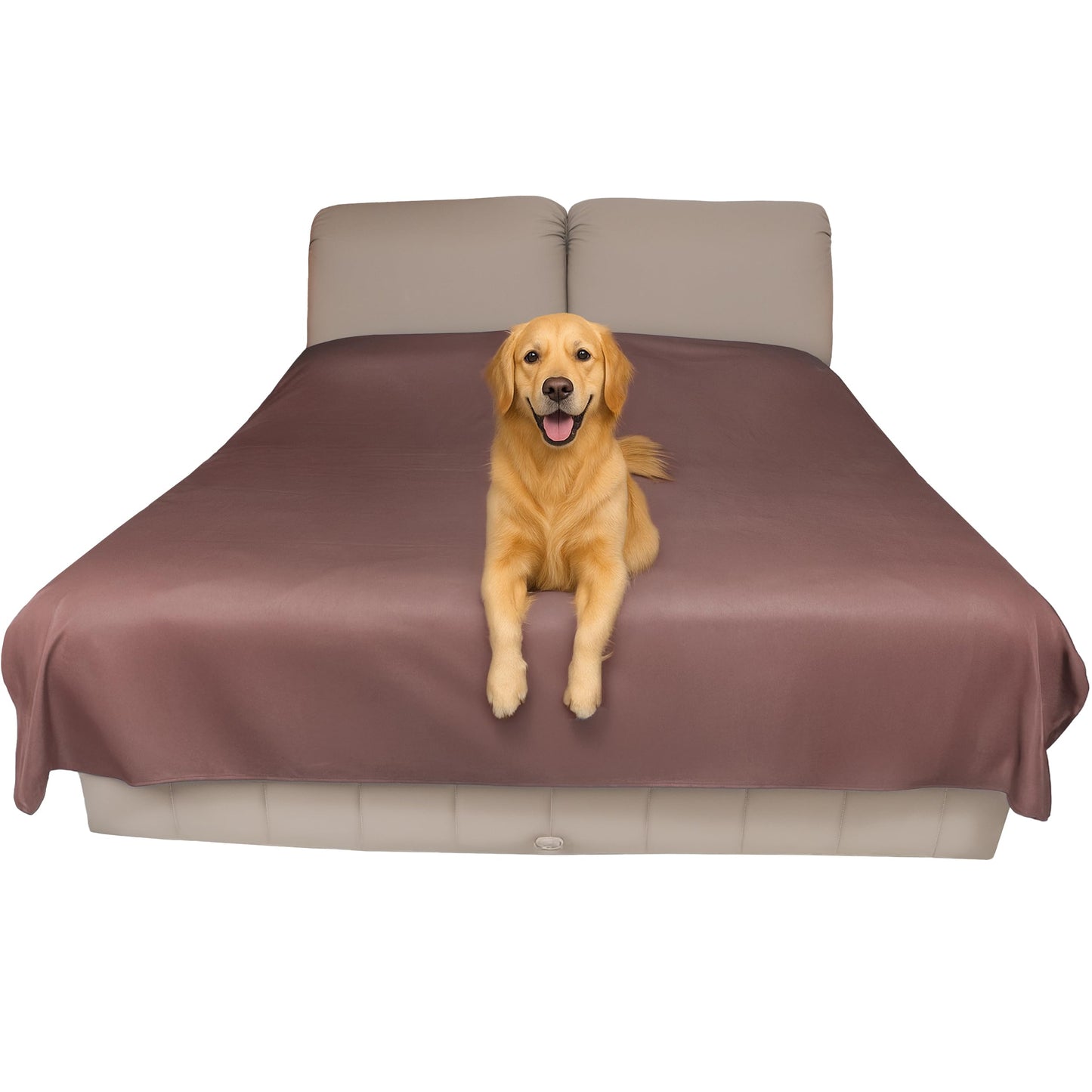 SILLY LEGACY Thin Reversible Waterproof Protective Cover or Liner for Bed or Couch (Queen Size, 96 x 82 inch), for Dogs and Cats, Babies; Incontinence, Dirt, Drool
