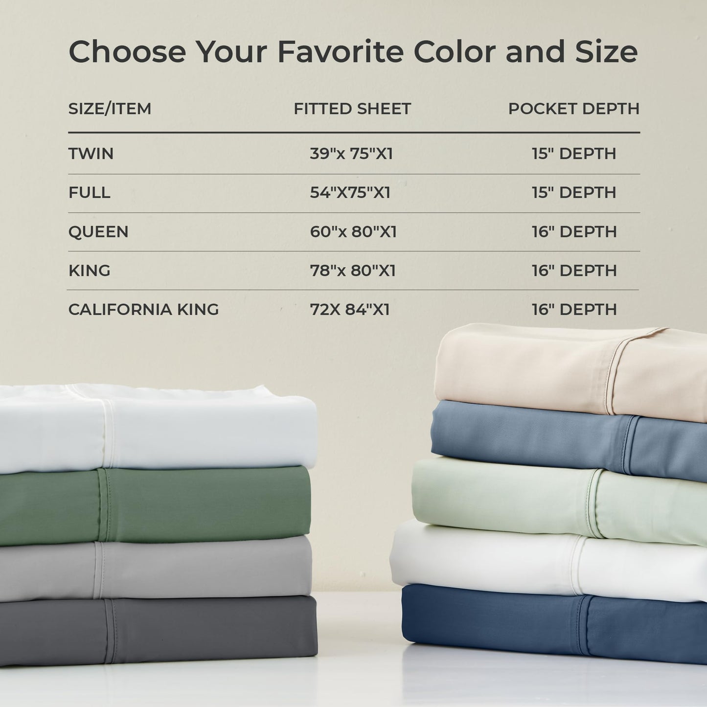 GOKOTTA Fitted Sheet King Only,100% Rayon Derived from Bamboo Fitted Sheet,Ultra Soft,Cooling and Breathable Bottom Sheet with 4 Elastic Corner Straps,No Slip,No Pilling,16" Deep Pocket-Bright White