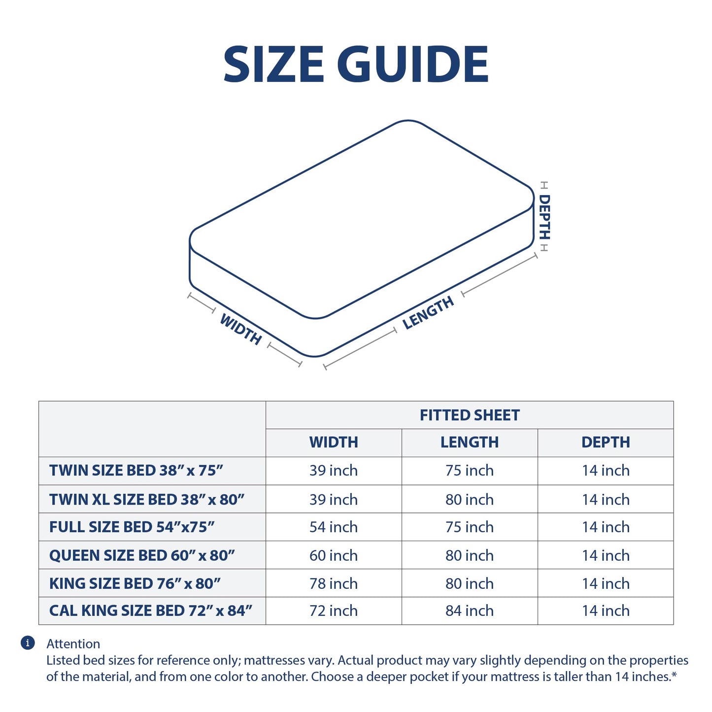 Cathay Home King Fitted Sheet Only – Double Brushed Microfiber Ultra Soft, 14" Extra Deep Pocket for 10"-14" Mattress, Wrinkle & Fade Resistant Bed Sheet, White