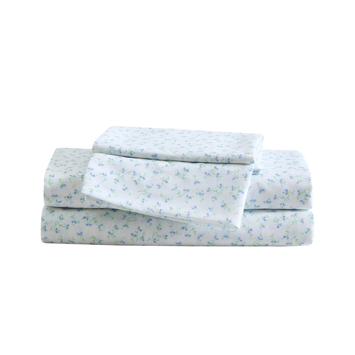 Betsey Johnson - Queen Size Sheet Set, Ultra-Soft Bedding with Smooth Feel, Deep Pockets, Bed Sheets with Matching Fitted Sheet & Pillowcases (Ballet Floral Blue)