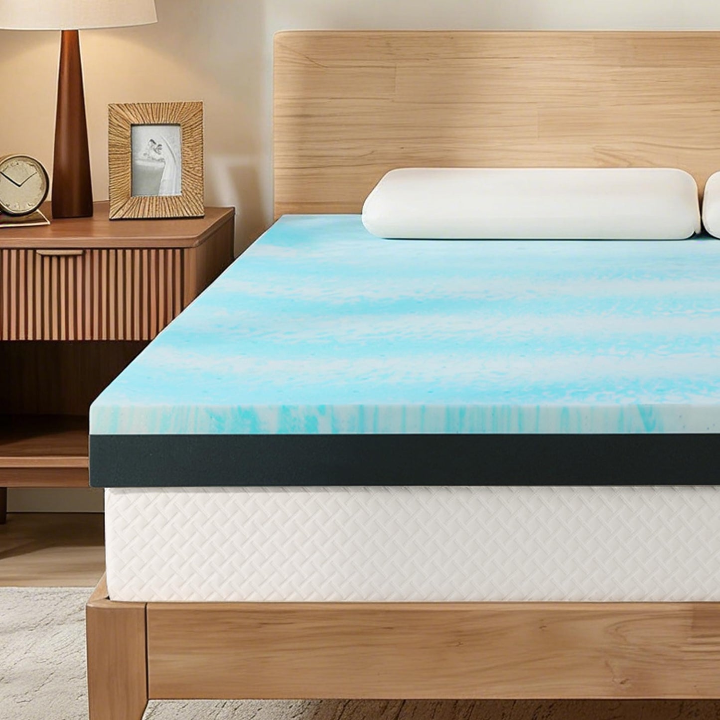 Erdoru Firm to Extra Firm Mattress Topper Twin Size 3 Inch, Pain Relieving Foam Bed Topper for Extra Support, Gel Memory Foam&High-Density Foam Mattress Pad, CertiPUR-US Certified