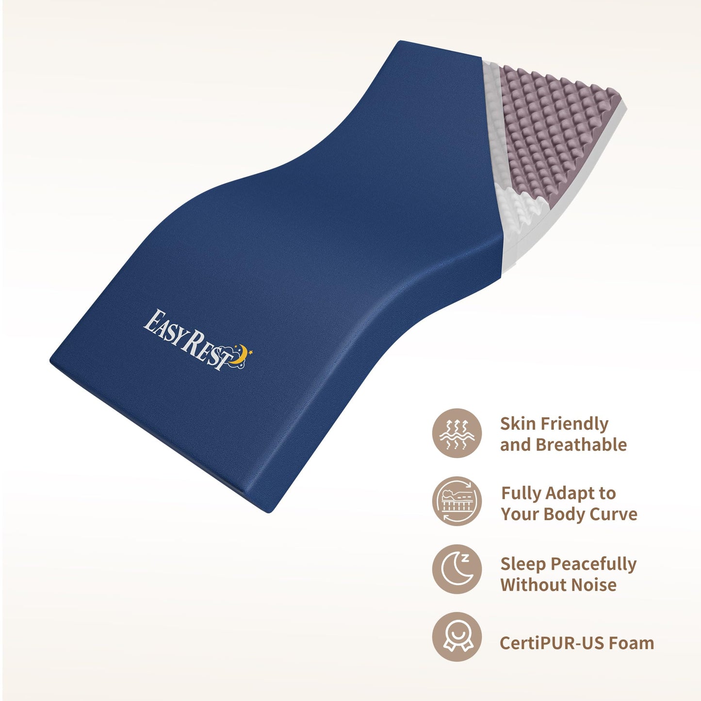 EASY REST Hospital Bed Mattress for Home & Clinical Use – 80” x 36” x 6”
