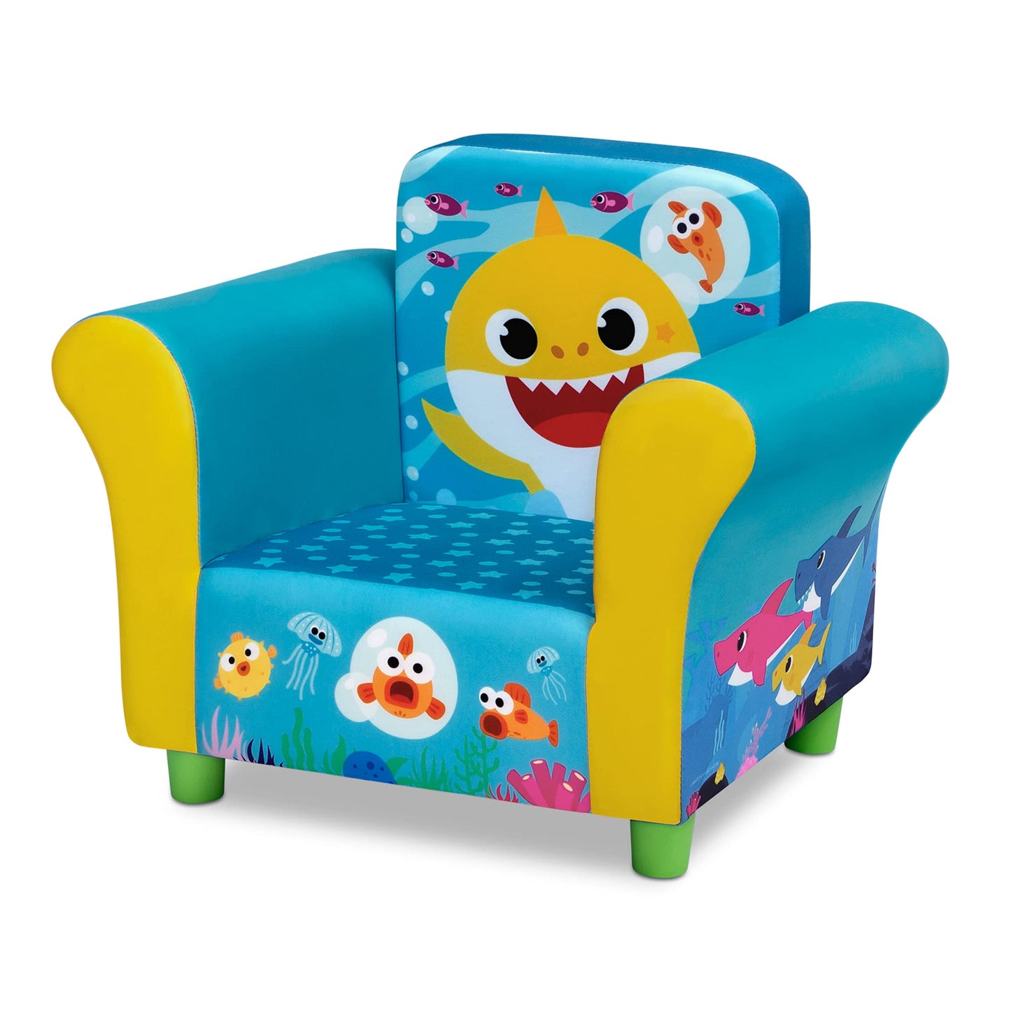Delta Children Upholstered Chair, Baby Shark