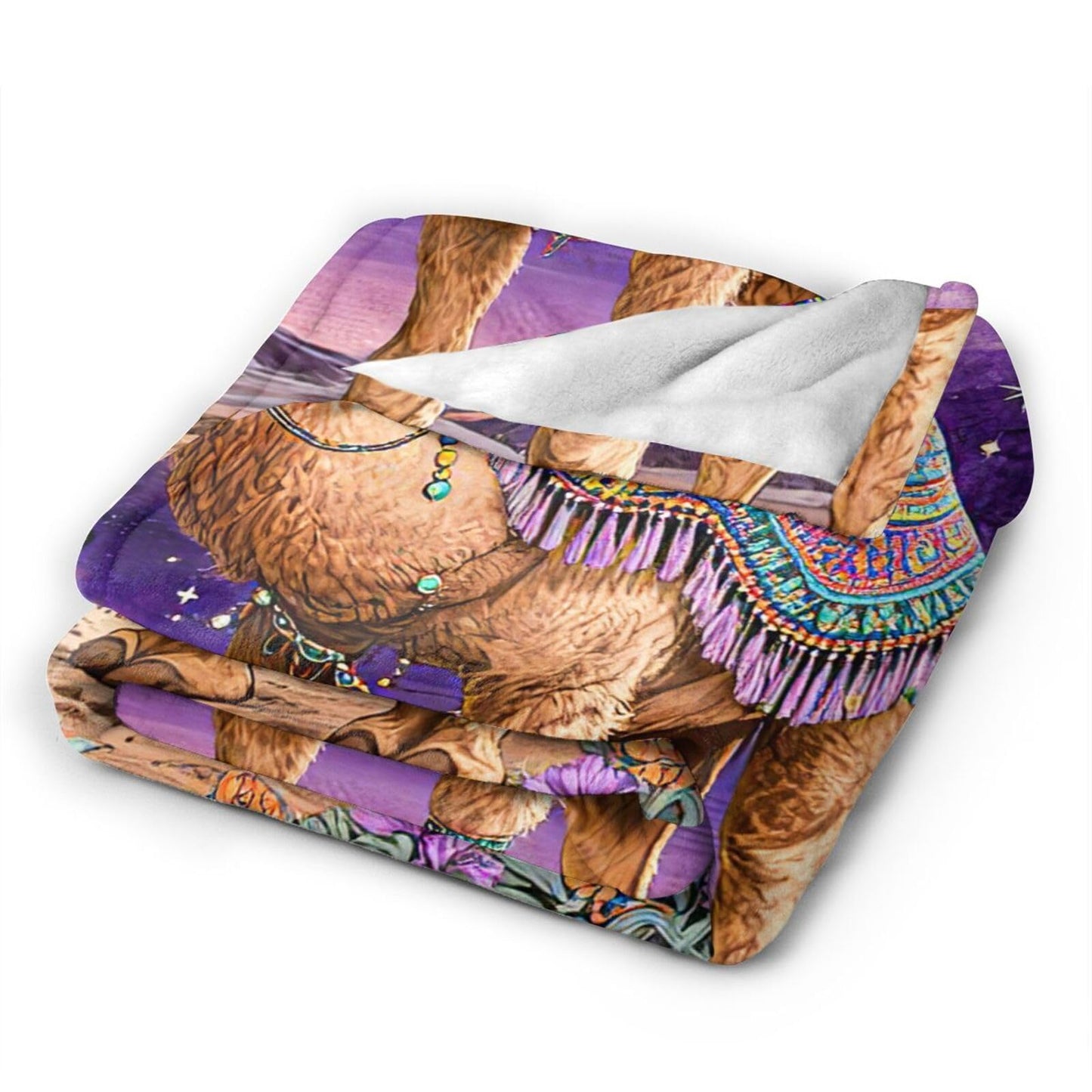 Camel Blanket Camel Lovers Throw Blanket Soft Warm Cozy Fleece Fuzzy Plush Desert Animals Flannel Blankets Gifts for Boys Girls Women Kids Adults 40"X50"