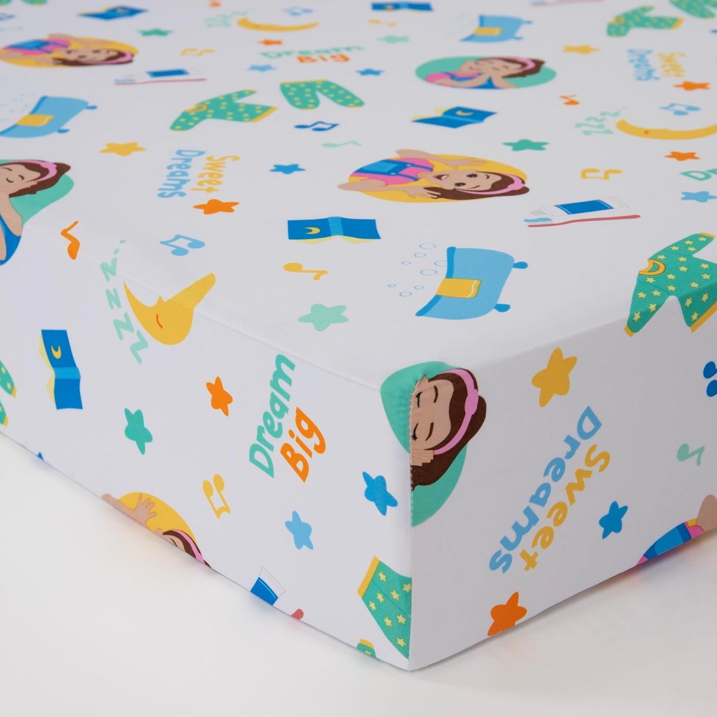 Ms. Rachel 2 Piece Toddler Sheet Set - Includes Two Fitted Toddler Sheets