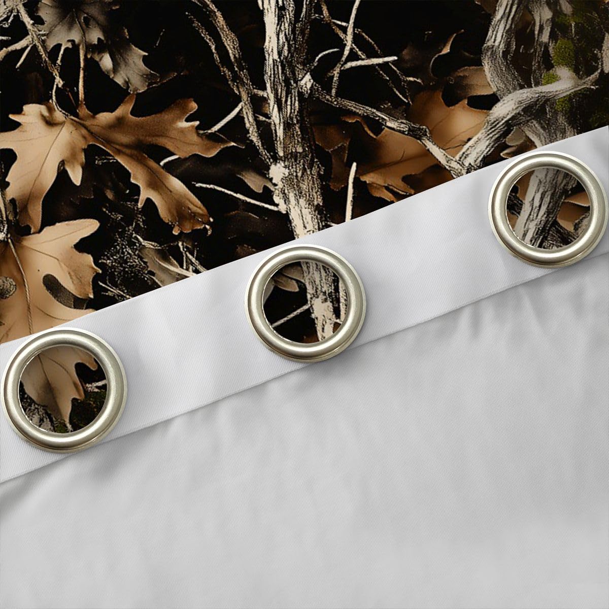 Feelyou Tree Branches Curtains for Bedroom Living Room Tree Blackout Shades Botanical Room Darkening Curtain Leaf Window Treatments, 2 Panels 52 x 63 Inch Nature Theme Decor