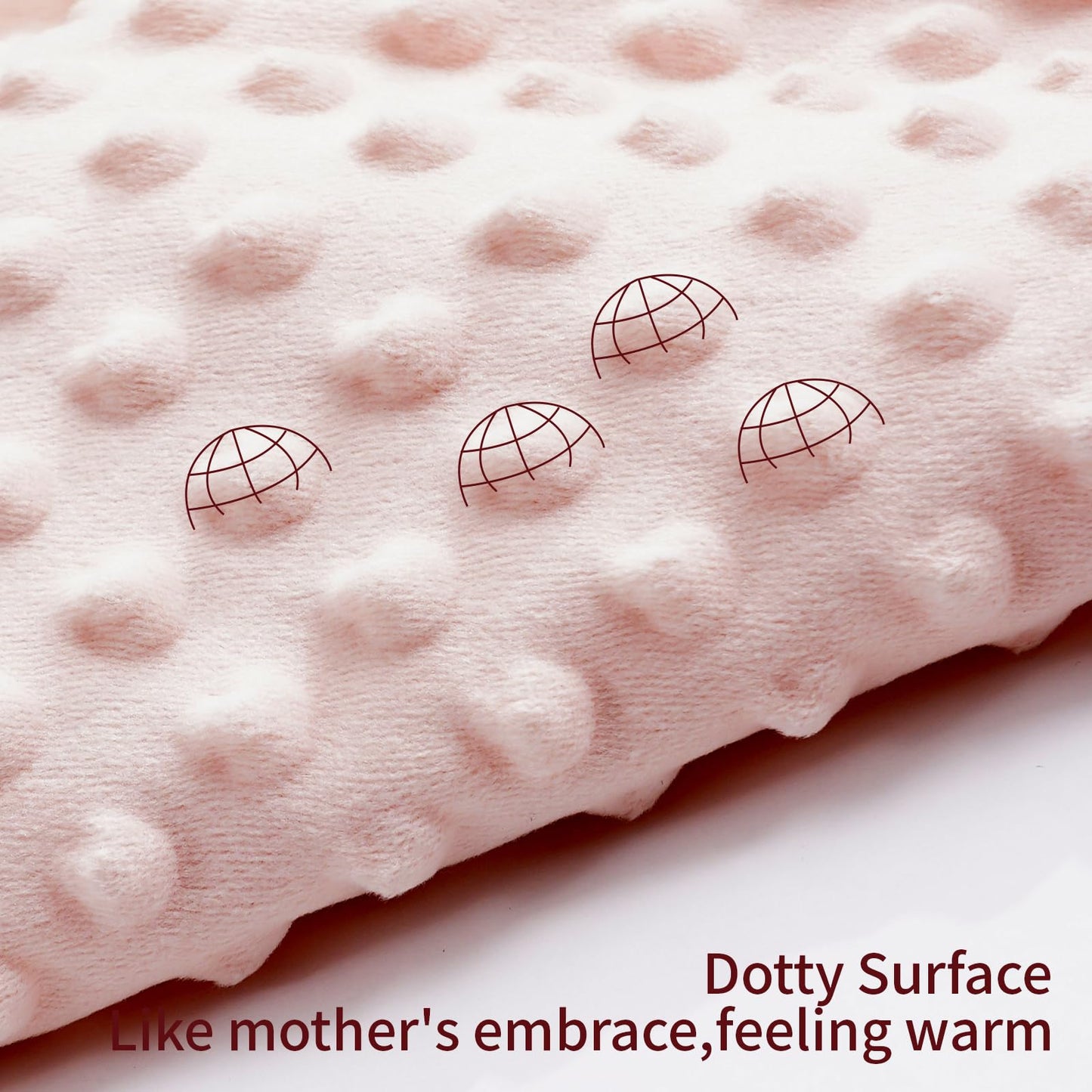 CoolaPeach 2 Pack Minky Baby Blankets,Super Soft Receiving Blankets with Muslin Cotton Front & Dotted Fleece Backing,39x29.5 Inches,Printed Bed Throws Newborn(Florals)