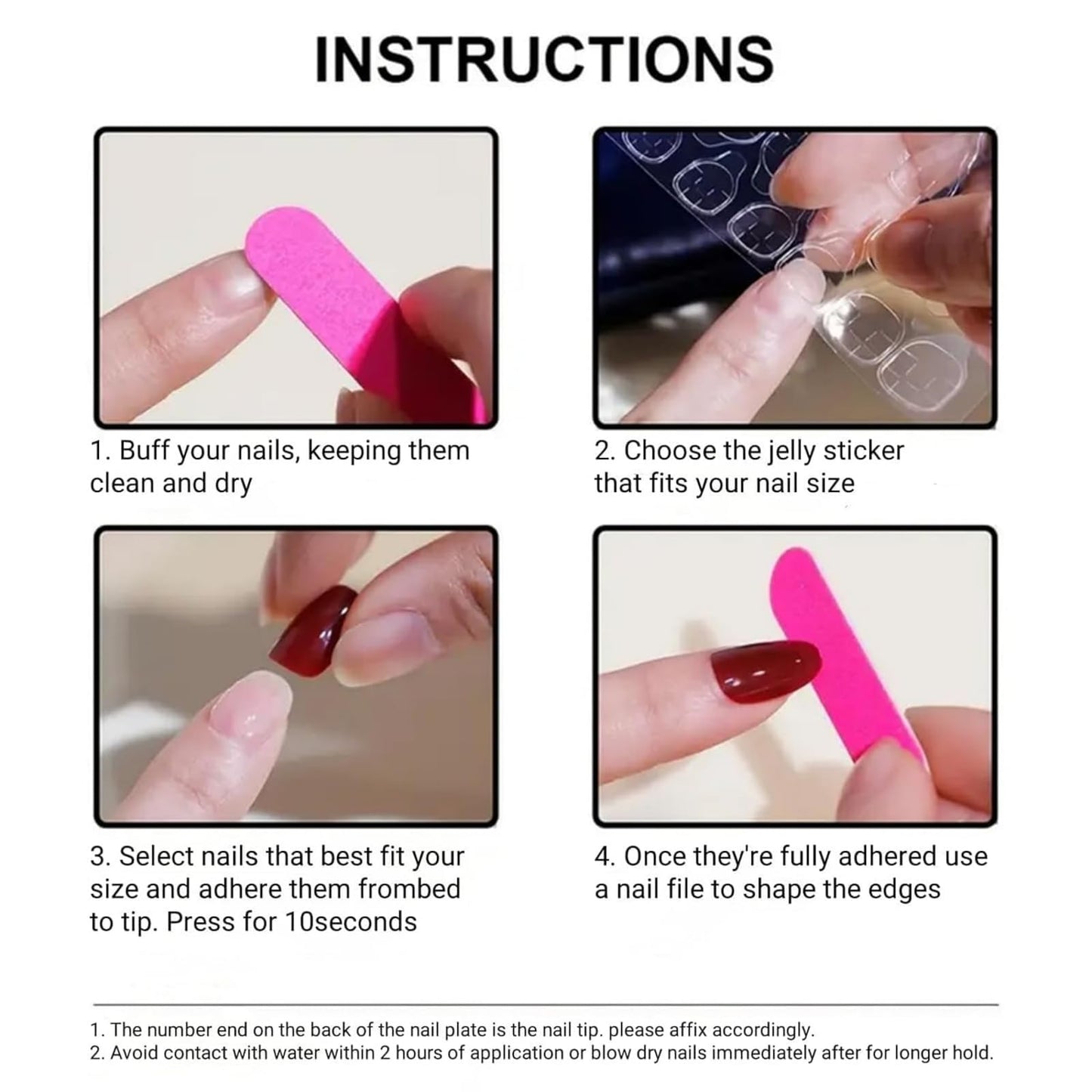 Medium Press on Nails Almond Fake Nails Ombre French Tip Artificial Nail Cute with Butterfly Designs Stick on Nail for Women 24pcs