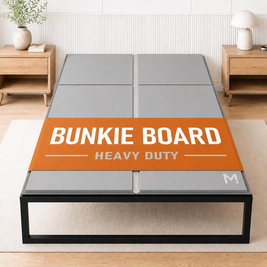 Meliusly Heavy Duty Bunkie Board Full Size (54x75) - Non-Slip Breathable Bed Support Board for Slatted Bed Frame, Anti-Sag Under Bed Support, Noise Minimizing Moisture Resistant Bed Board