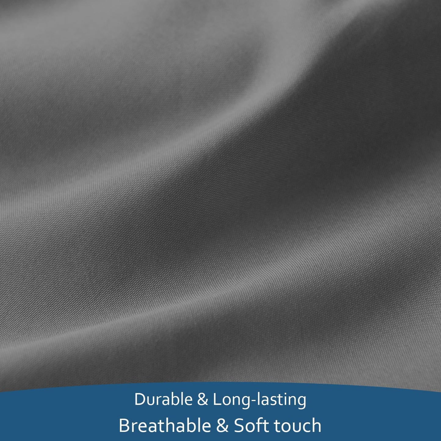 Moonsea Air Mattress Queen Sheet Set Deep Pocket Queen Sheets - 4 Piece Bed Sheets Queen Size Fade Resistant Fits 16in to 24in Pillow Top Air Bed Mattress - Grey