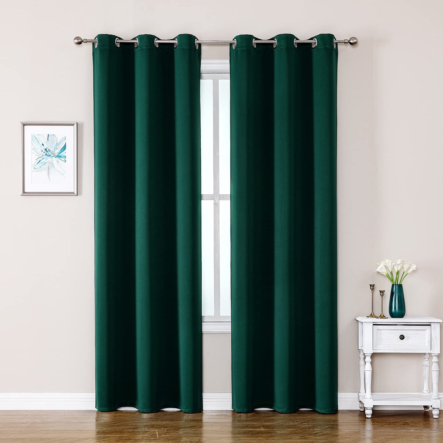 ChrisDowa Blackout Curtains for Bedroom and Living Room 78 Inches Long