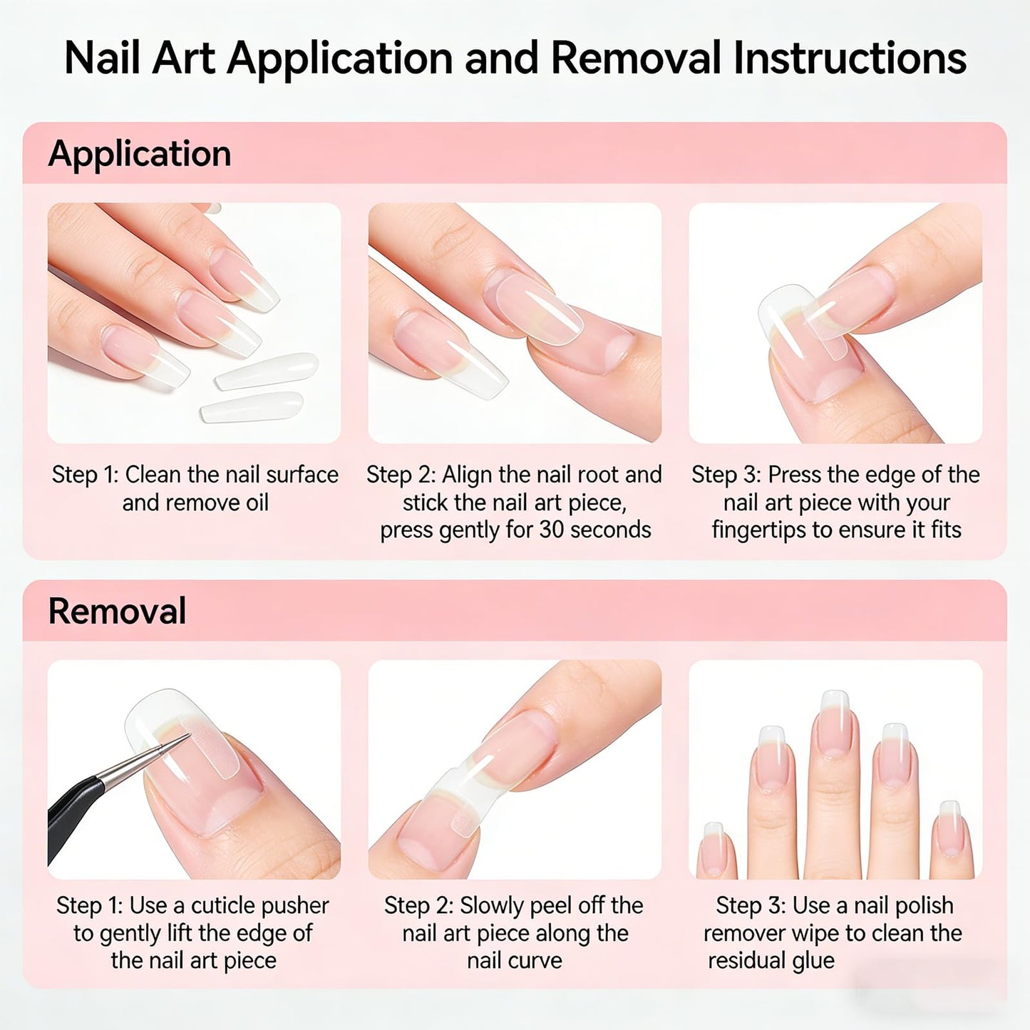 RUOKEXIN Almond Press on Nails Medium Fake Nails Nude False Nails with 3D Gold Bow Designs Full Cover Nail Press ons Sparkly Artificial Nails for Women 24Pcs