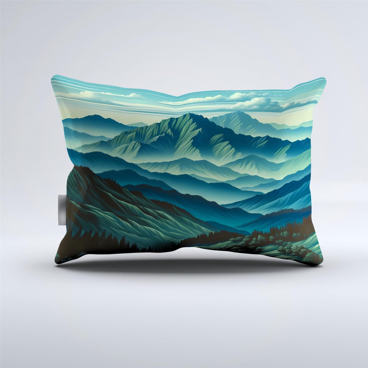 REALIN Hawthorn Duvet Cover Set 3D Bedding Japan Forest Mountain River Bed Sets 2/3/4PCS Quilt Covers/Sheets/Pillow Shams,Twin/Full/Queen/King (Twin-172x218cm-3PCS,E)