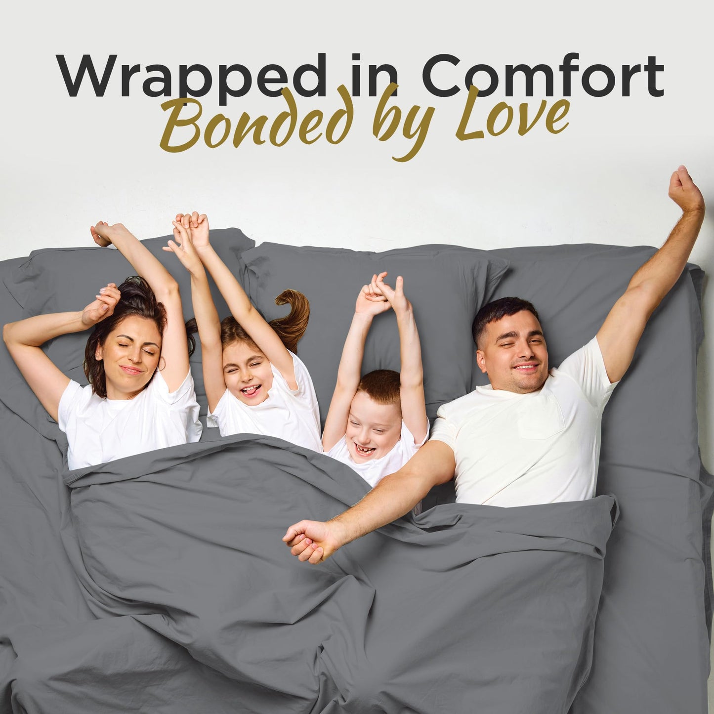 Twin XL 100% Microfiber Double Brushed Sheet Set - Extra-Soft & Wrinkle-Free - 15" Deep Pockets, 39" x 80" - Ideal for Dorms, Hospitals & Split King Beds - 3 PC Set (Twin XL, Gray)