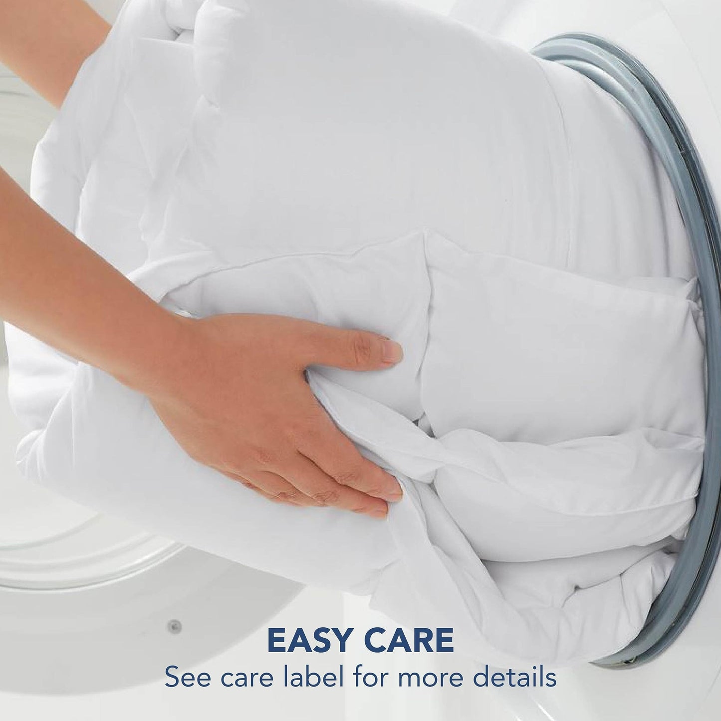 Serta Power Guard Mattress Encasement, 60" x 80", Quiet, Breathable and Waterproof Mattress Protector with Zipper, 18" Elastic Deep Pocket for Secure Fit, Queen, White