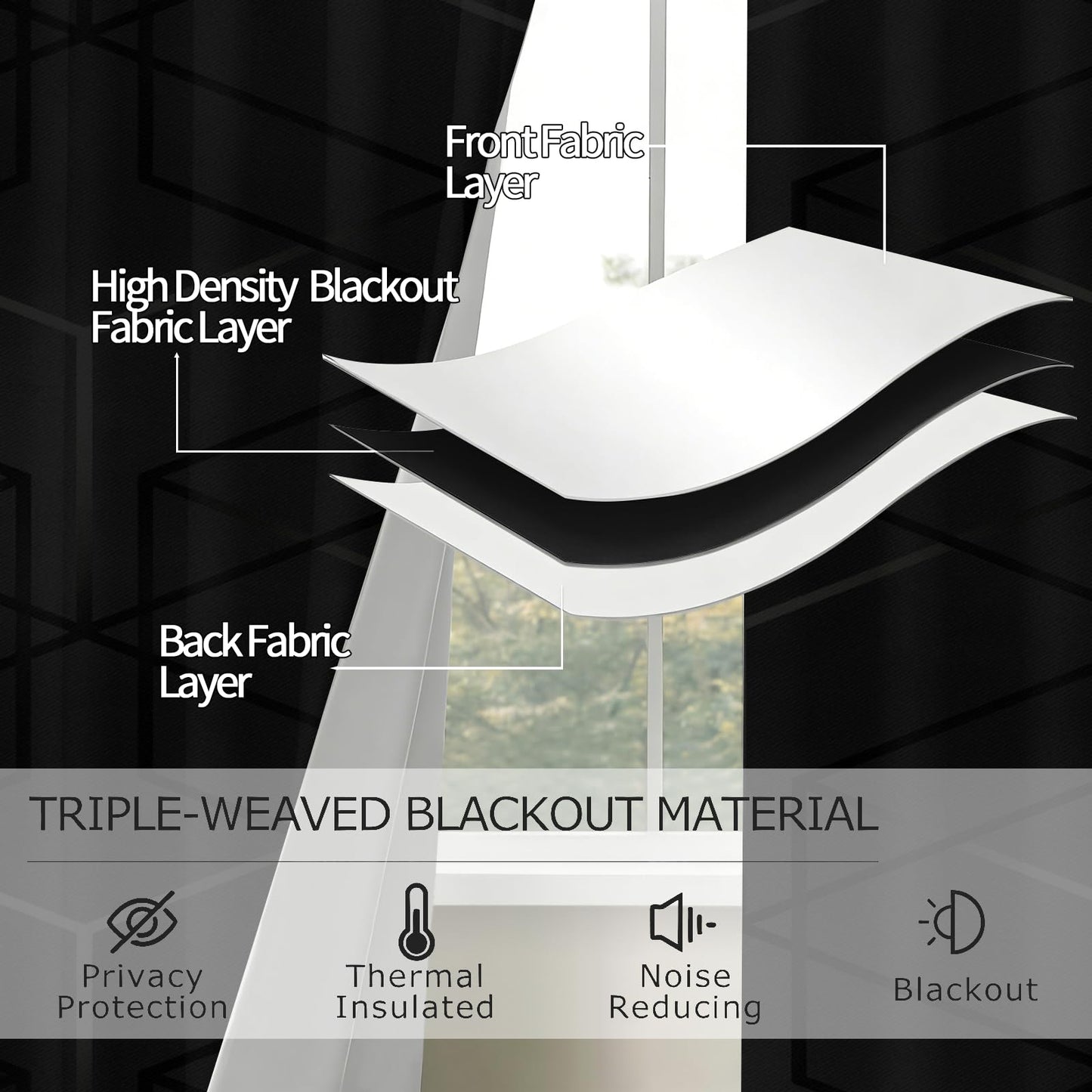 MBVZGUK Geometric Grey Room Darkening Curtains 84 Inch Long 2 Panels, Abstract Geometry Gold Foil Metallic Print Grommet Curtains & Drapes for Bedroom, Diamond Hexagon Window Treatments
