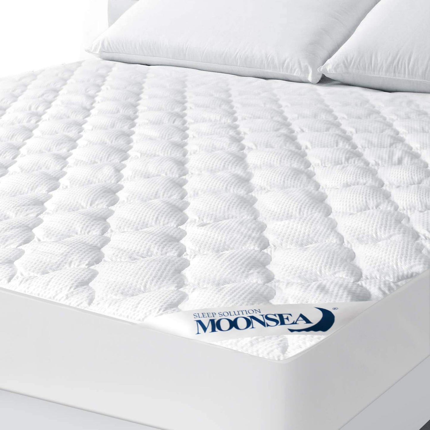 Queen Mattress Pad Thick Quilted Mattress Topper, Air Mattress Cover, Super Soft Breathable and Noiseless Down Alternative Fiber Extra Thick Mattress Pad with Deep Pocket Fits up to 23 Inch Mattress