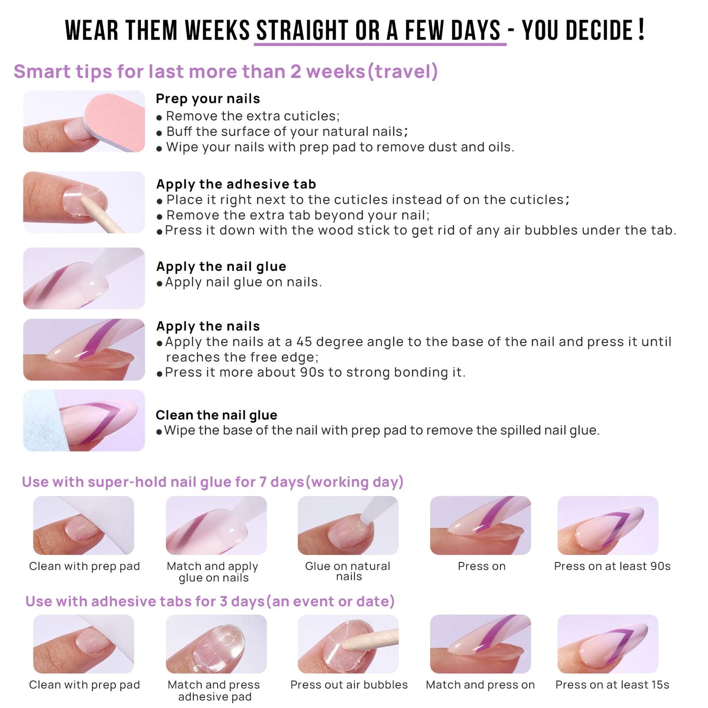 BTArtbox Press On Nails Almond - Short Nude Natural Nails Press Ons, Glue On Nails for Wedding Birthday Gift, Supremely Fit & Glossy Stick On Nails in 16 Sizes - 32 Nail Kit, Nudies