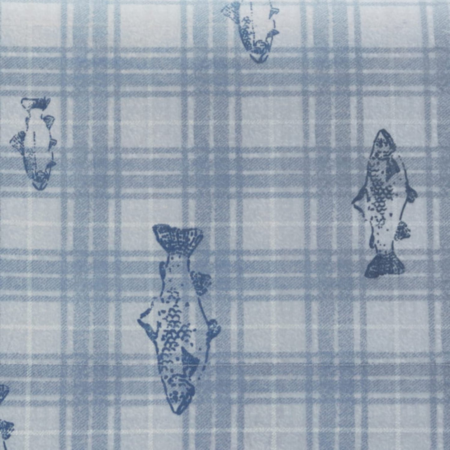 Eddie Bauer - Twin Sheet Set, Cotton Percale Bed Sheets, Crisp & Cool, Ideal Dorm Essentials (Methow Plaid Blue, Twin)
